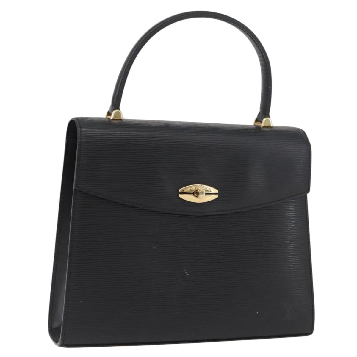 LOUIS VUITTON Epi Malesherbes Hand Bag Black M52372 LV Auth ka3830A