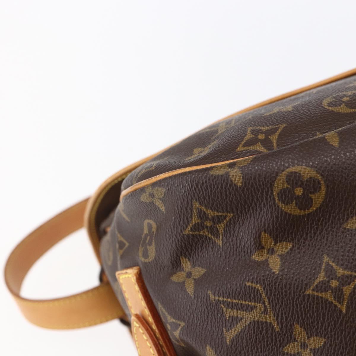 LOUIS VUITTON Monogram Saumur 35 Shoulder Bag M42254 LV Auth ka384