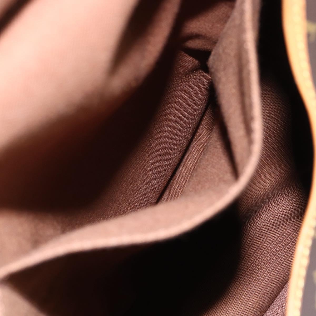 LOUIS VUITTON Monogram Saumur 35 Shoulder Bag M42254 LV Auth ka384