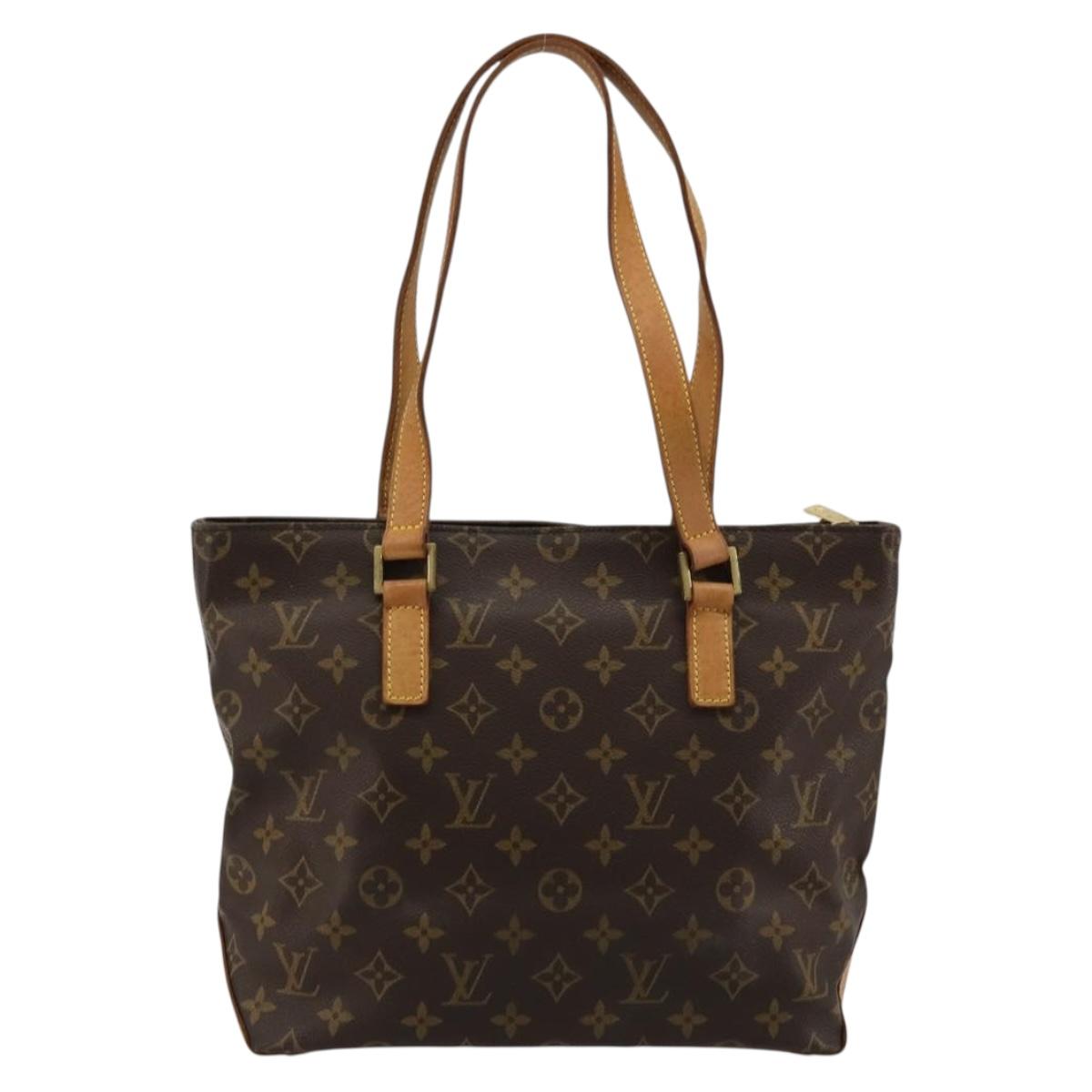 LOUIS VUITTON Monogram Cabas Piano Tote Bag M51148 LV Auth ka3853