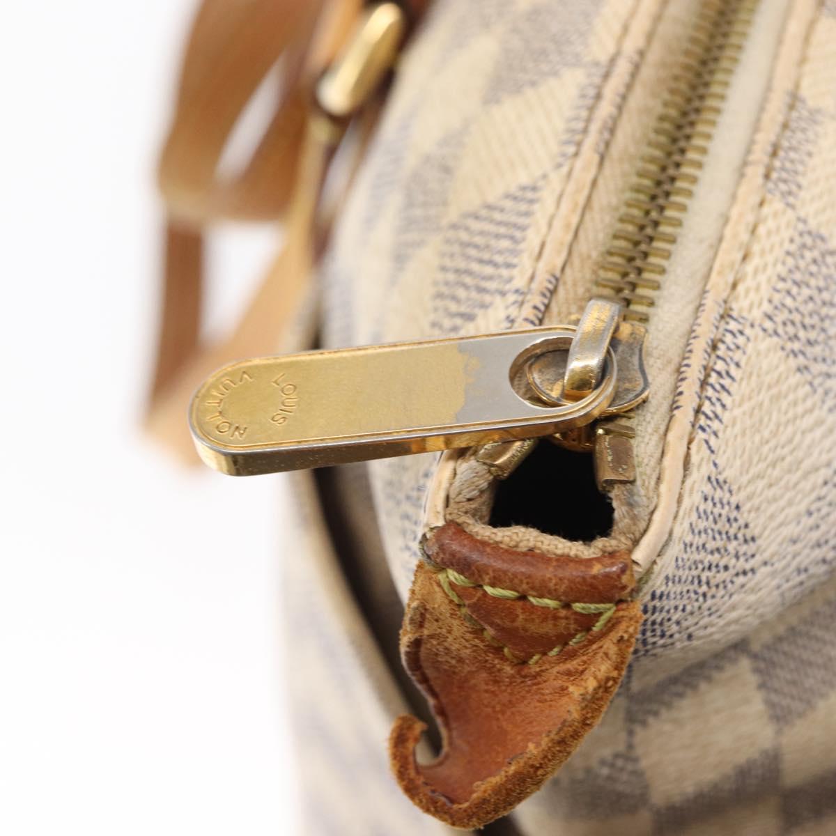 LOUIS VUITTON Damier Azur Totally MM Tote Bag N51262 LV Auth ka391