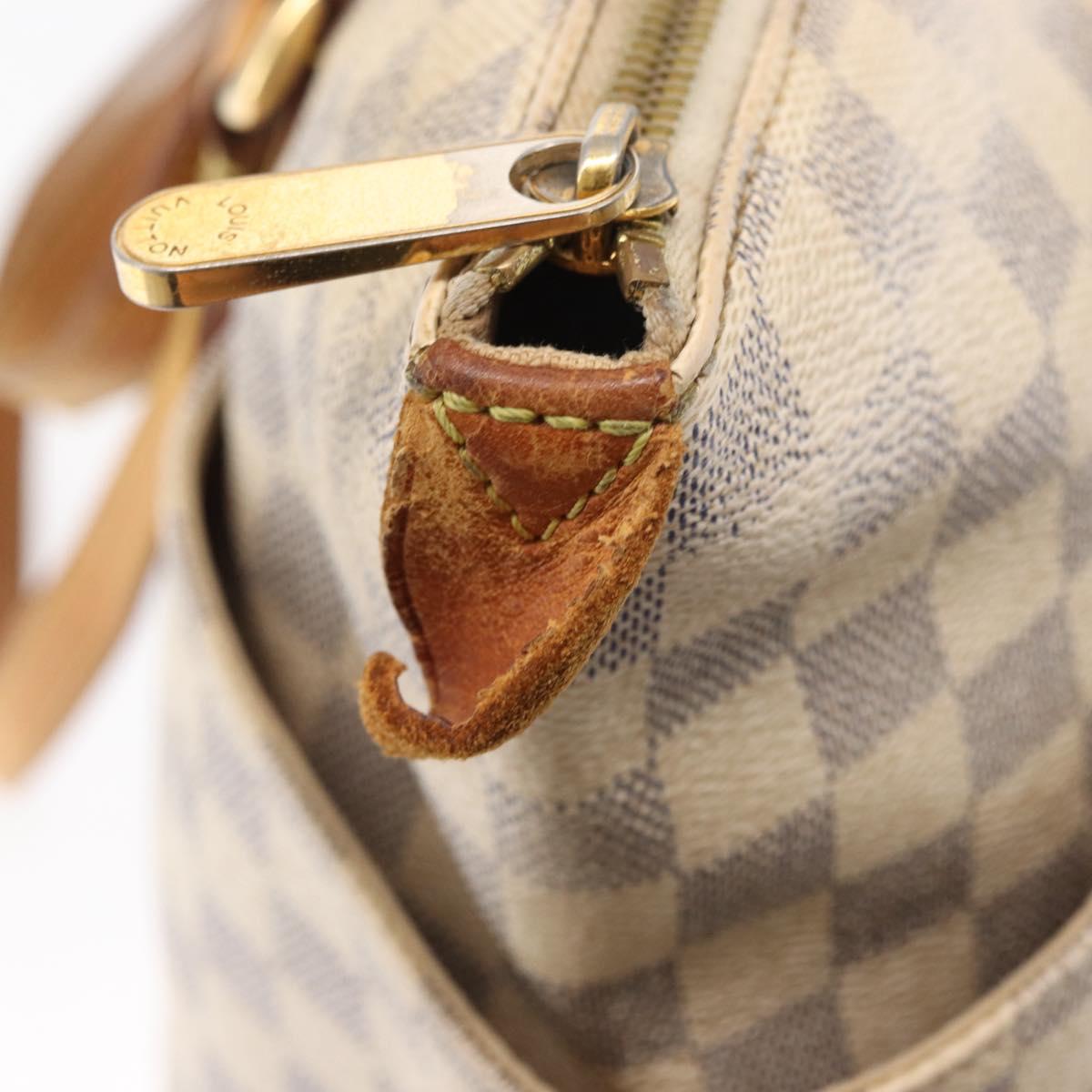 LOUIS VUITTON Damier Azur Totally MM Tote Bag N51262 LV Auth ka391