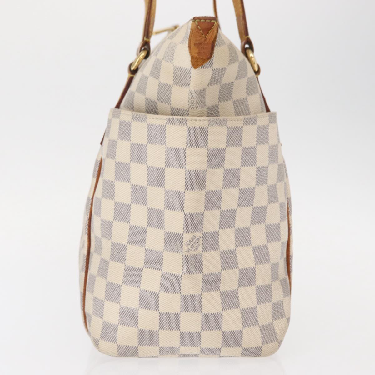 LOUIS VUITTON Damier Azur Totally MM Tote Bag N51262 LV Auth ka391