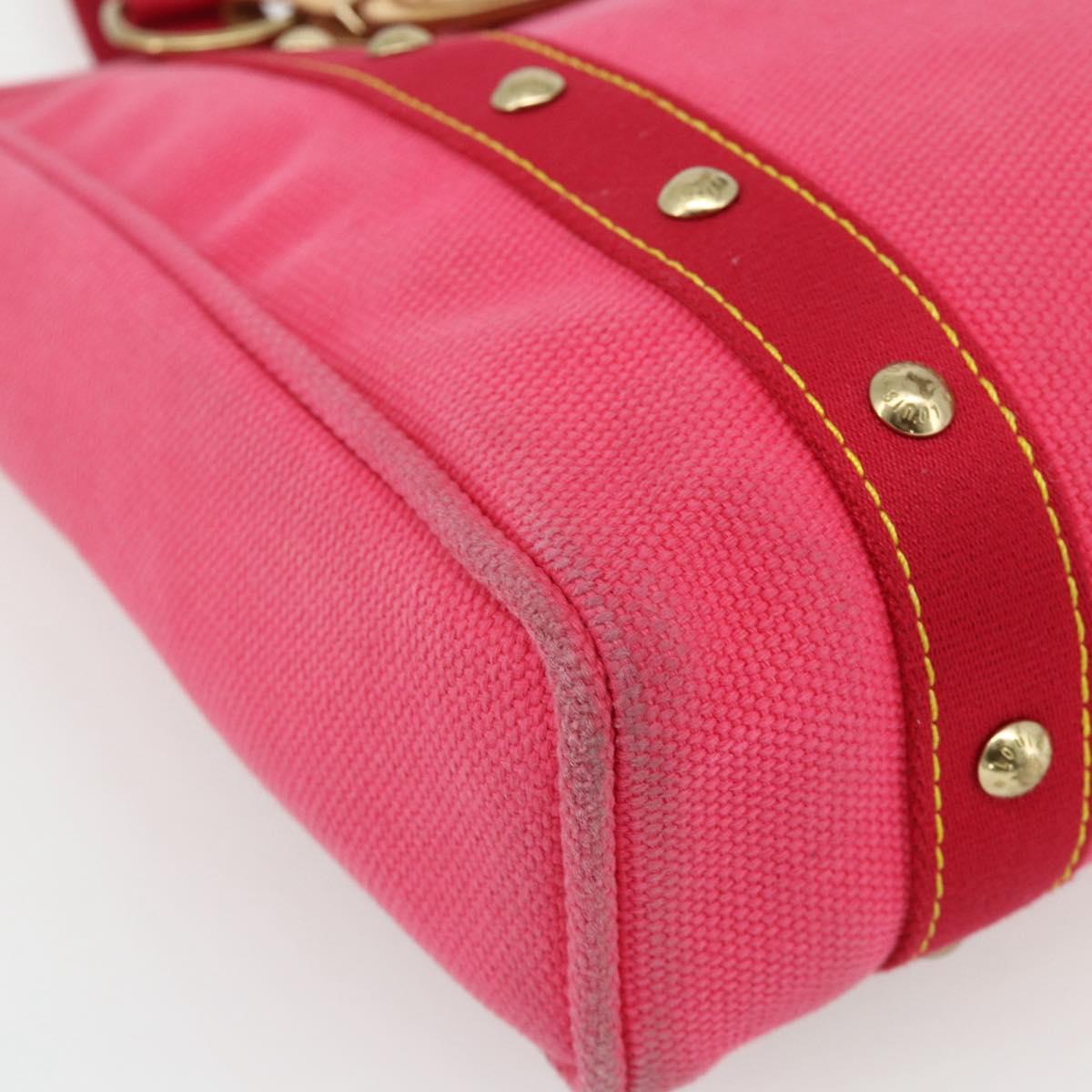 LOUIS VUITTON Antigua Cabas MM Tote Bag Pink M40085 LV Auth ka3945