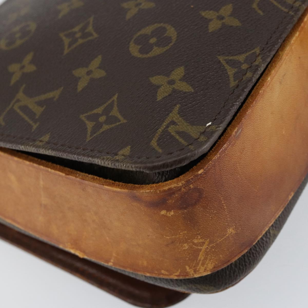 LOUIS VUITTON Monogram Cartouchiere GM Shoulder Bag M51252 LV Auth ka400