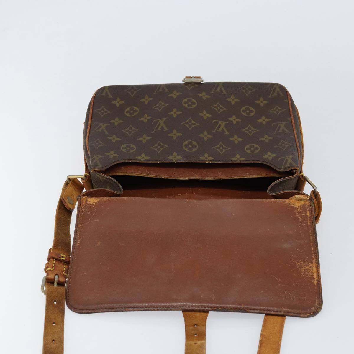 LOUIS VUITTON Monogram Cartouchiere GM Shoulder Bag M51252 LV Auth ka400
