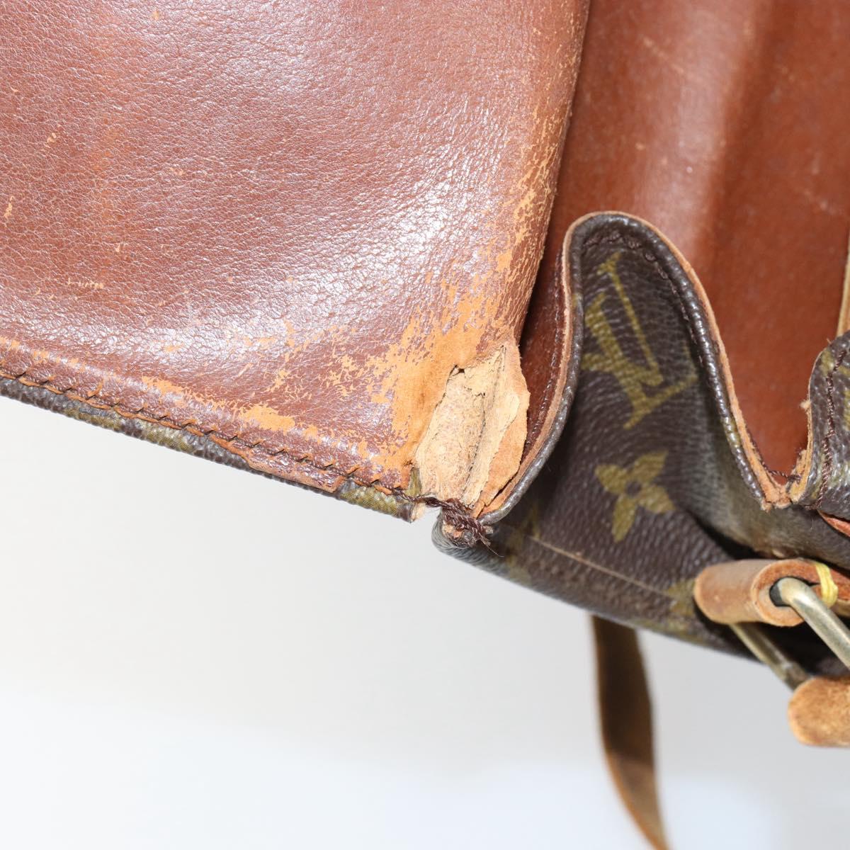 LOUIS VUITTON Monogram Cartouchiere GM Shoulder Bag M51252 LV Auth ka400