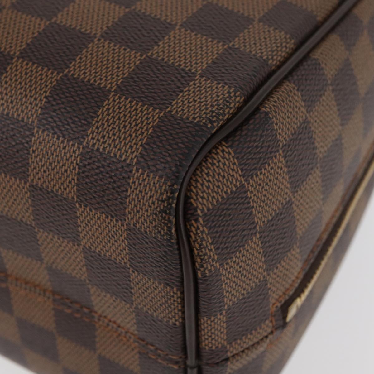 LOUIS VUITTON Damier Ebene Nolita Hand Bag N41455 LV Auth ka4006A