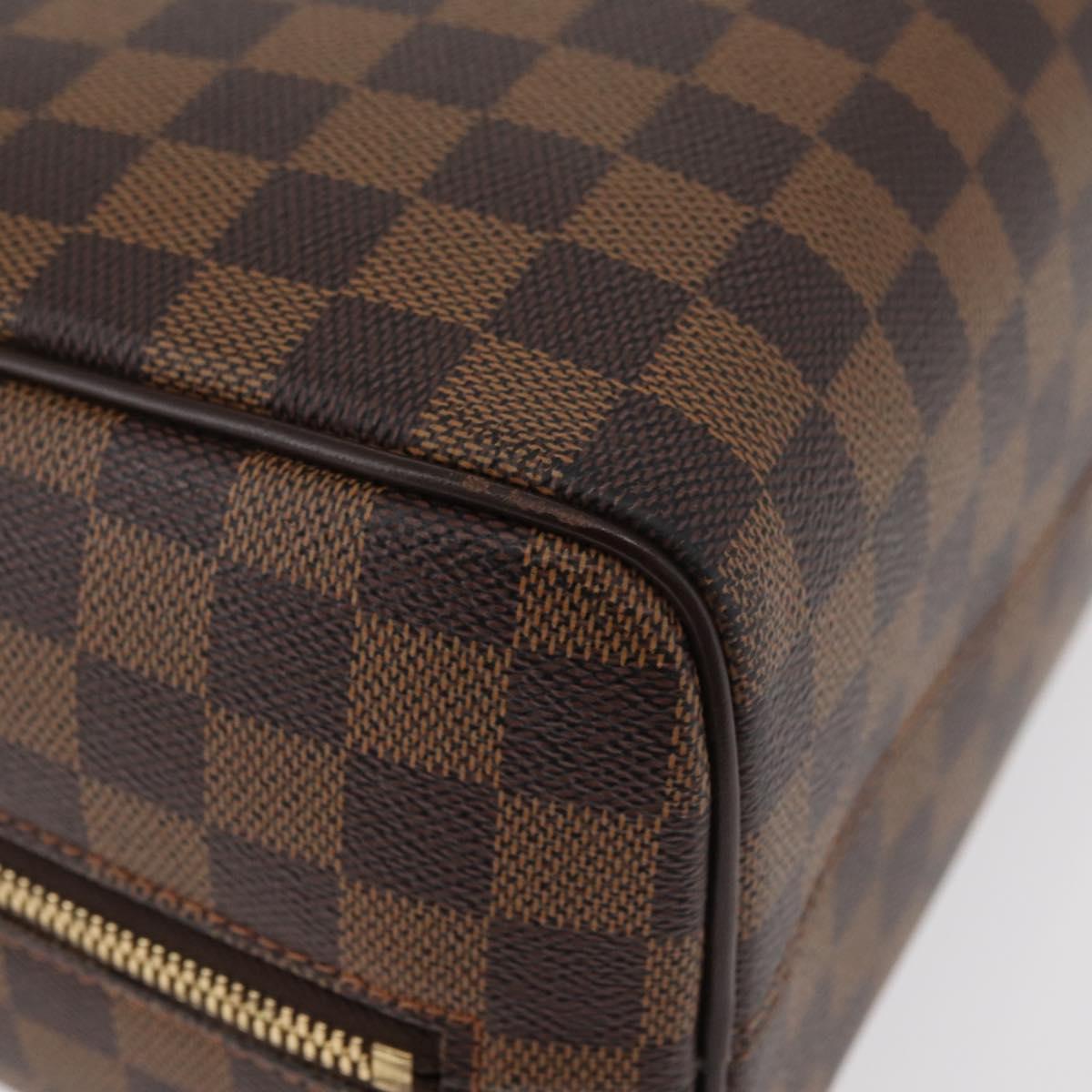 LOUIS VUITTON Damier Ebene Nolita Hand Bag N41455 LV Auth ka4006A