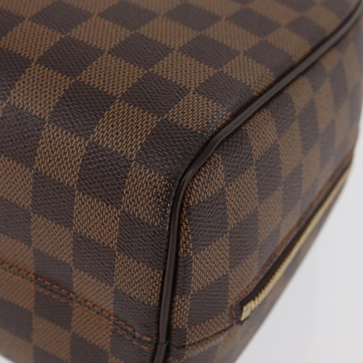 LOUIS VUITTON Damier Ebene Nolita Hand Bag N41455 LV Auth ka4006A