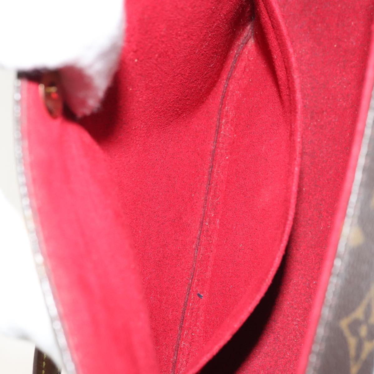 LOUIS VUITTON Monogram Recital Hand Bag M51900 LV Auth ka4022A