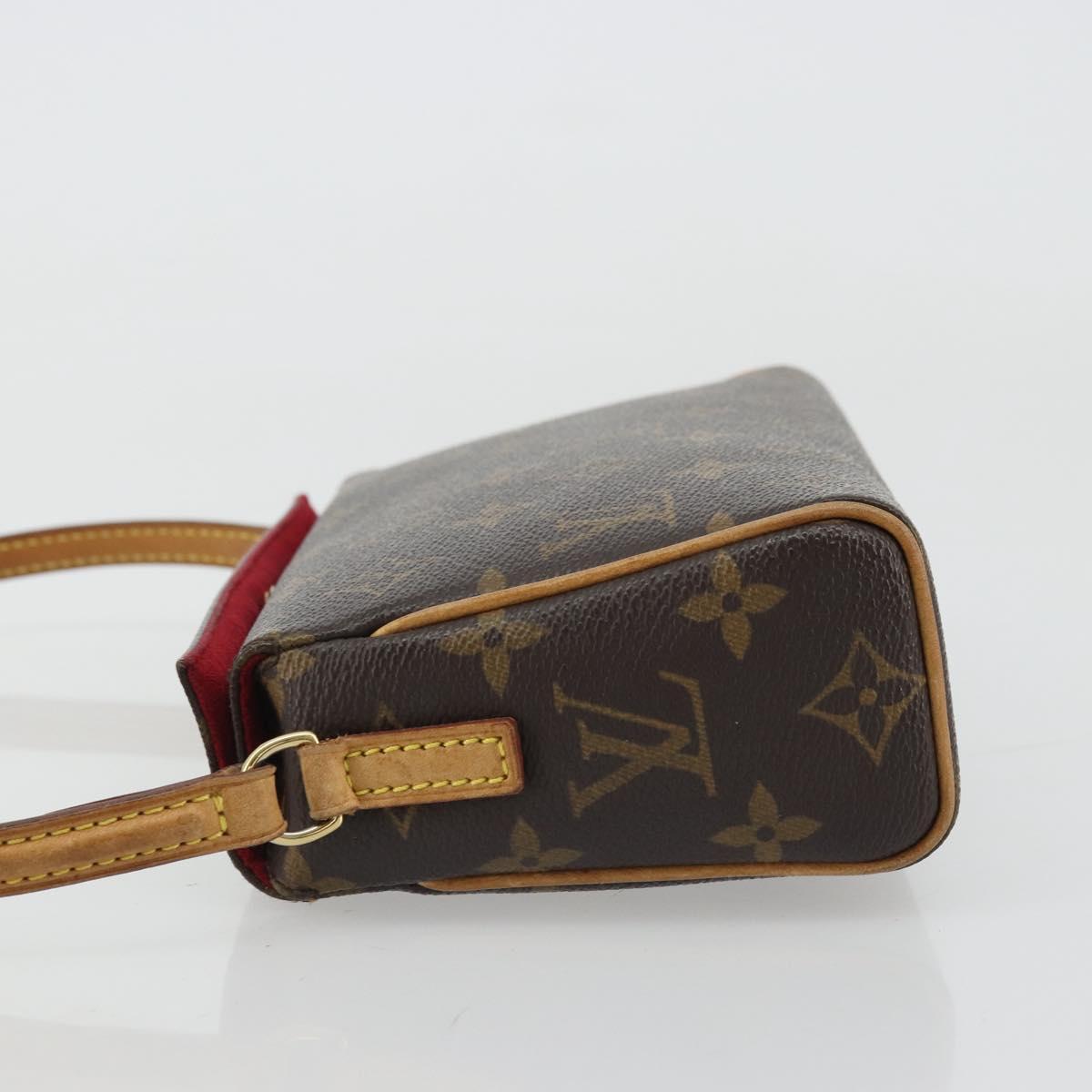 LOUIS VUITTON Monogram Recital Hand Bag M51900 LV Auth ka4022A