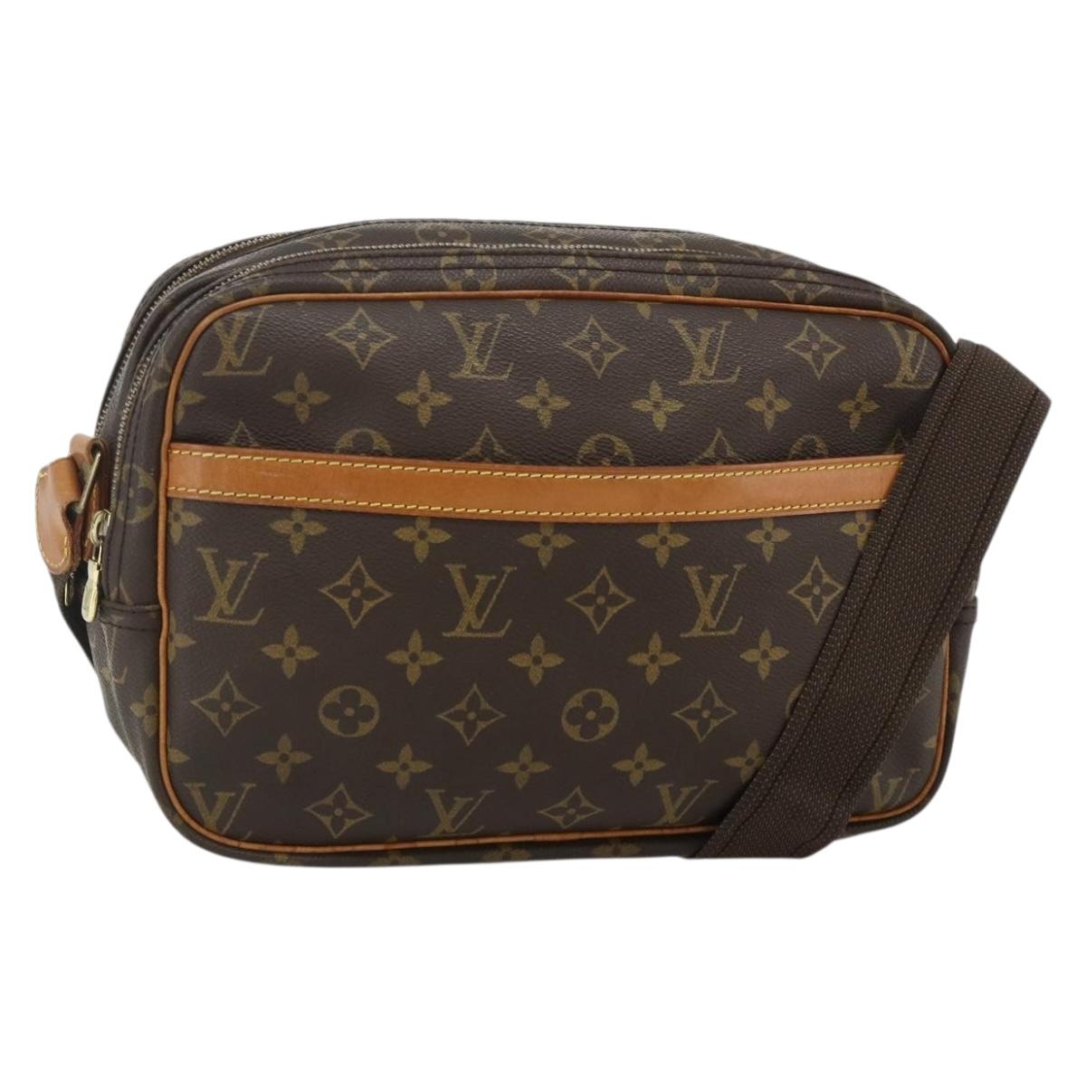 LOUIS VUITTON Monogram Reporter PM Shoulder Bag M45254 LV Auth ka4029