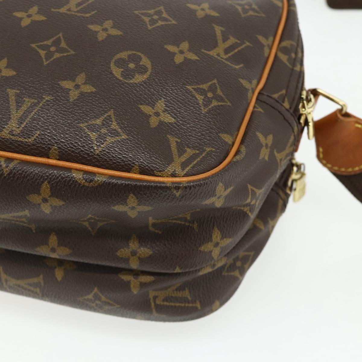 LOUIS VUITTON Monogram Reporter PM Shoulder Bag M45254 LV Auth ka4029