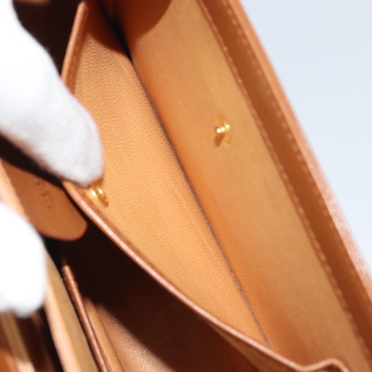GUCCI Ready Lock Shoulder Bag Leather Brown Gold 001 46 1469 Auth ka4039A