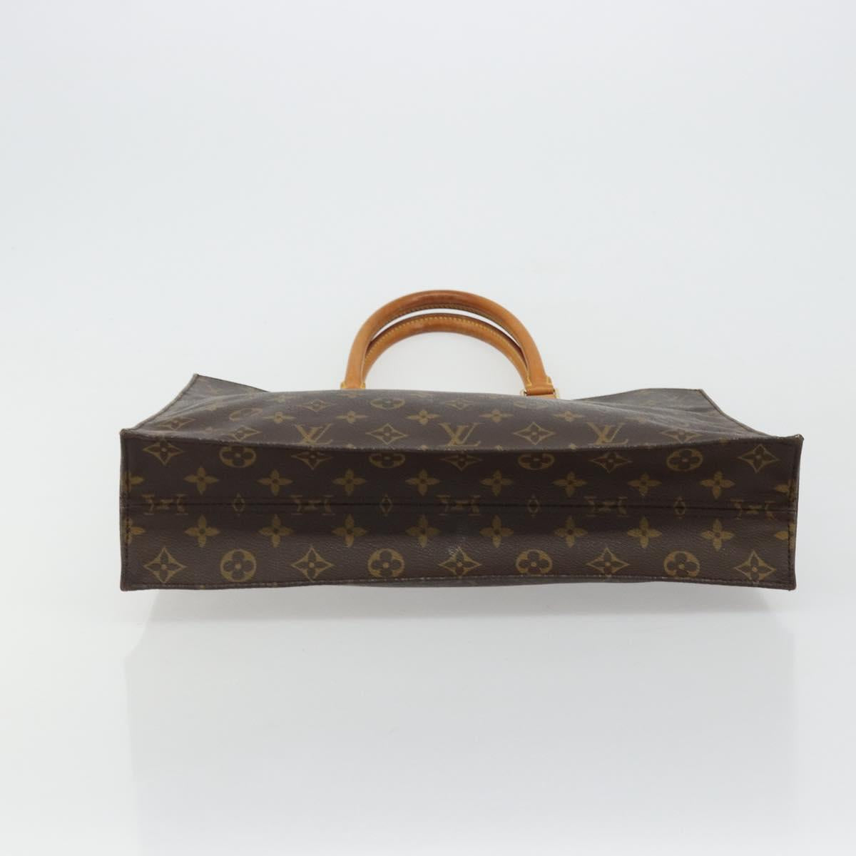 LOUIS VUITTON Monogram Sac Plat Hand Bag M51140 LV Auth ka4051