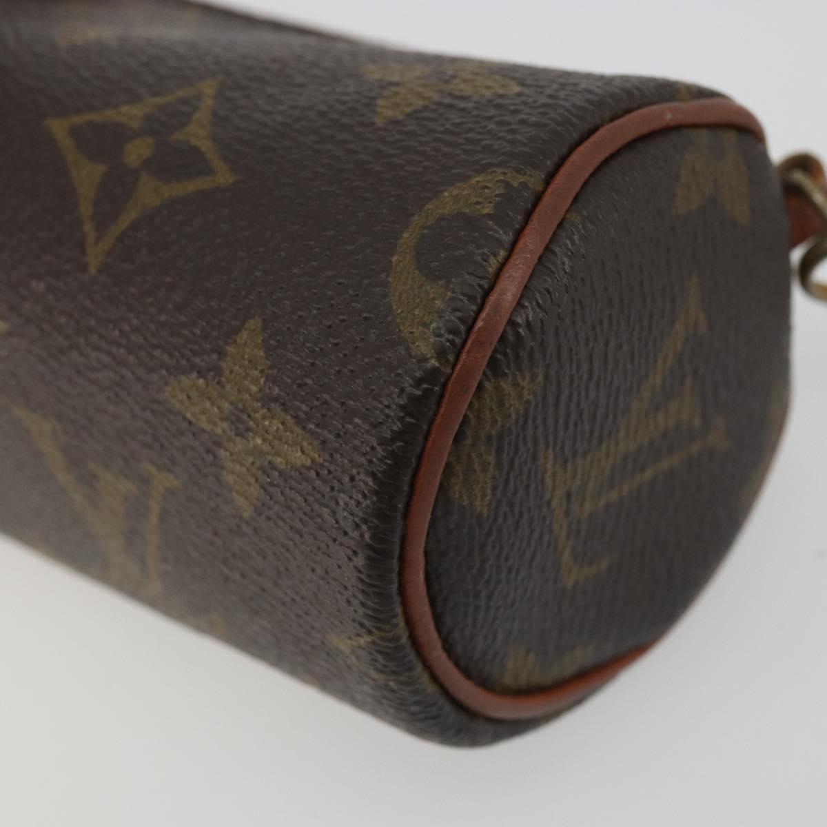 LOUIS VUITTON Monogram Papillon Pouch LV Auth ka4052