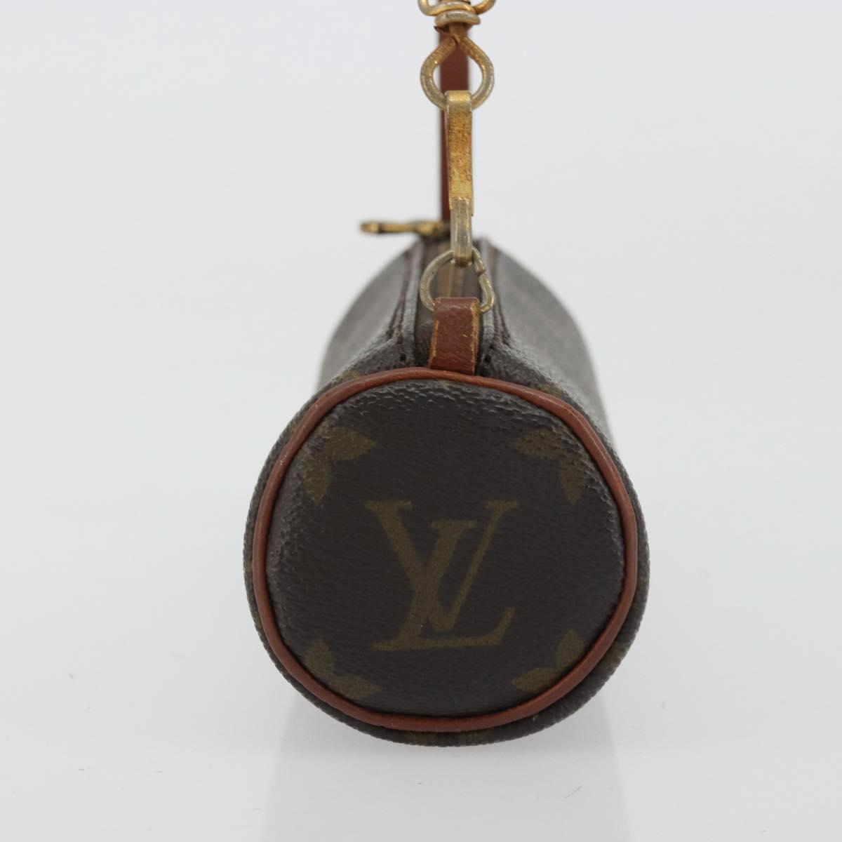 LOUIS VUITTON Monogram Papillon Pouch LV Auth ka4052