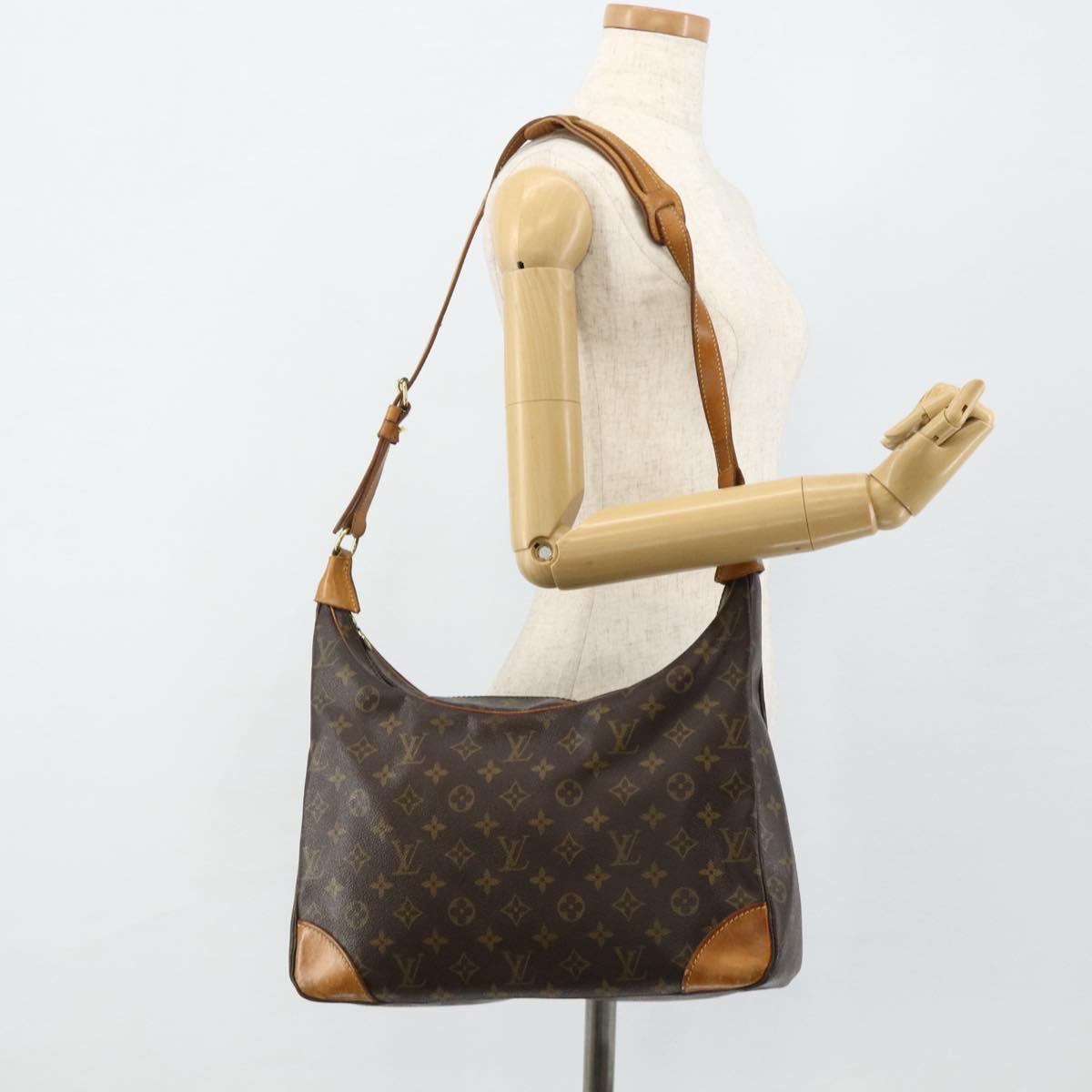 LOUIS VUITTON Monogram Boulogne 35 Shoulder Bag M51260 LV Auth ka4056