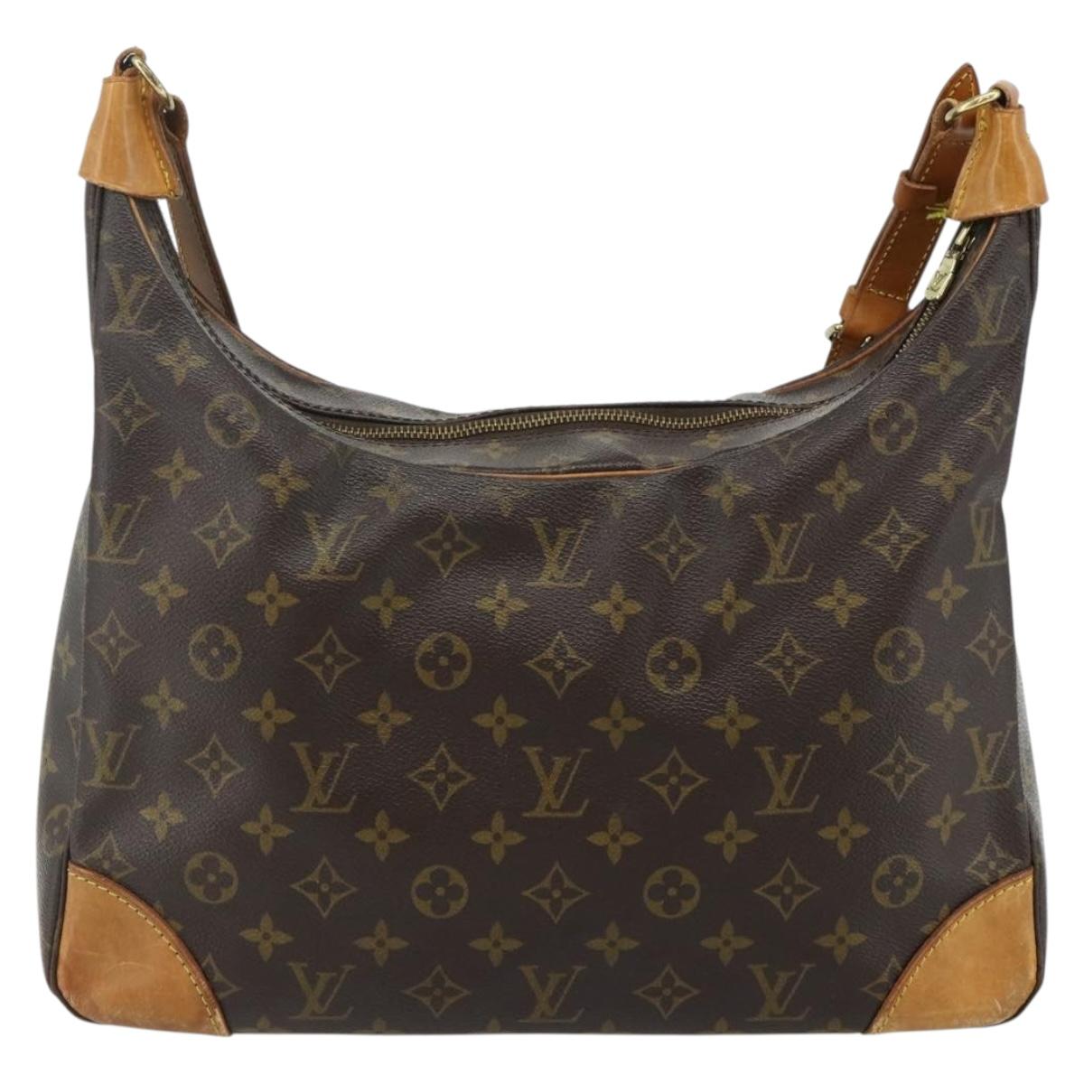 LOUIS VUITTON Monogram Boulogne 35 Shoulder Bag M51260 LV Auth ka4056