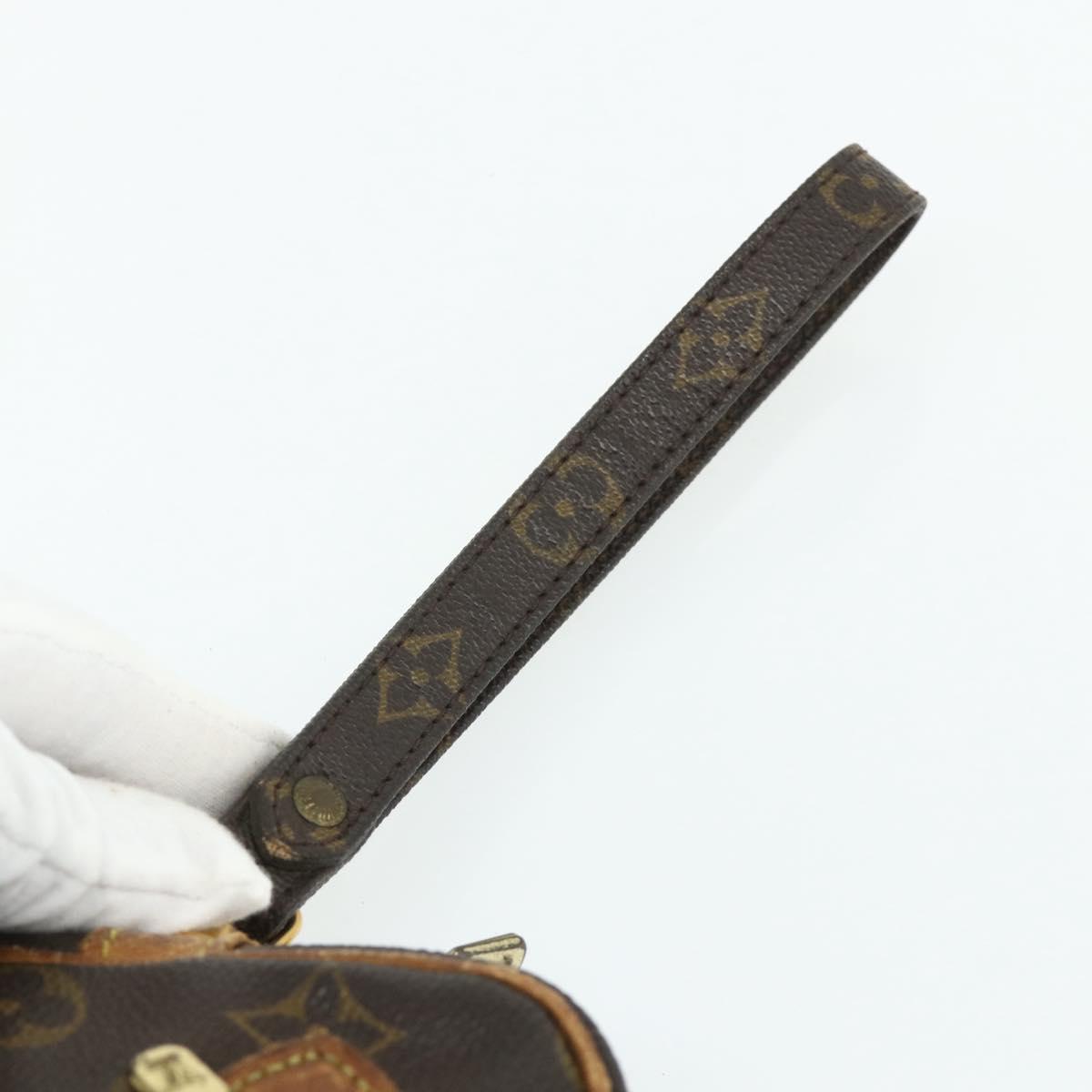 LOUIS VUITTON Monogram Marly Dragonne GM Clutch Bag M51825 LV Auth ka4071
