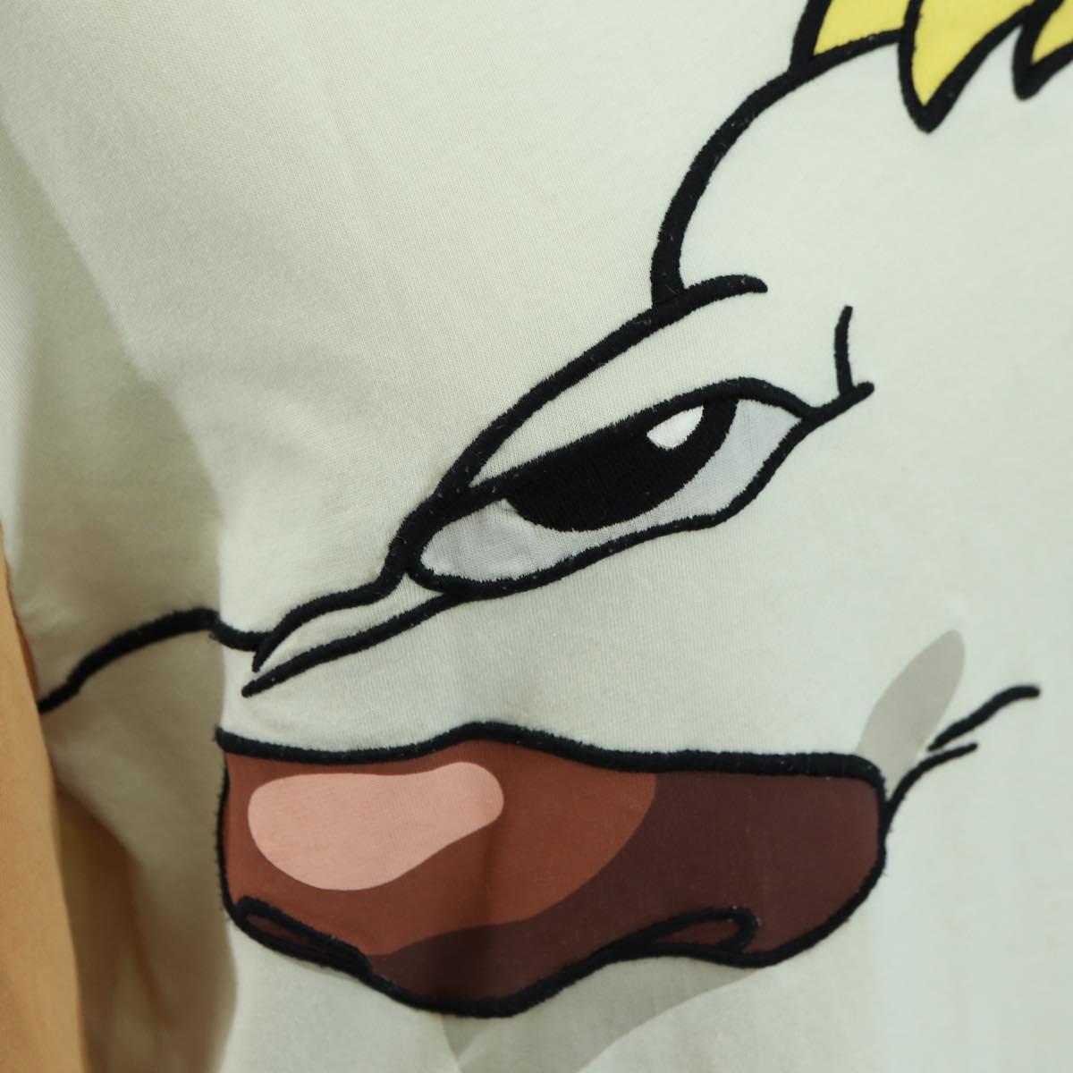 LOEWE LOEWE × Studio Ghibli Hin T Shirt Cotton White Orange Auth ka4076M