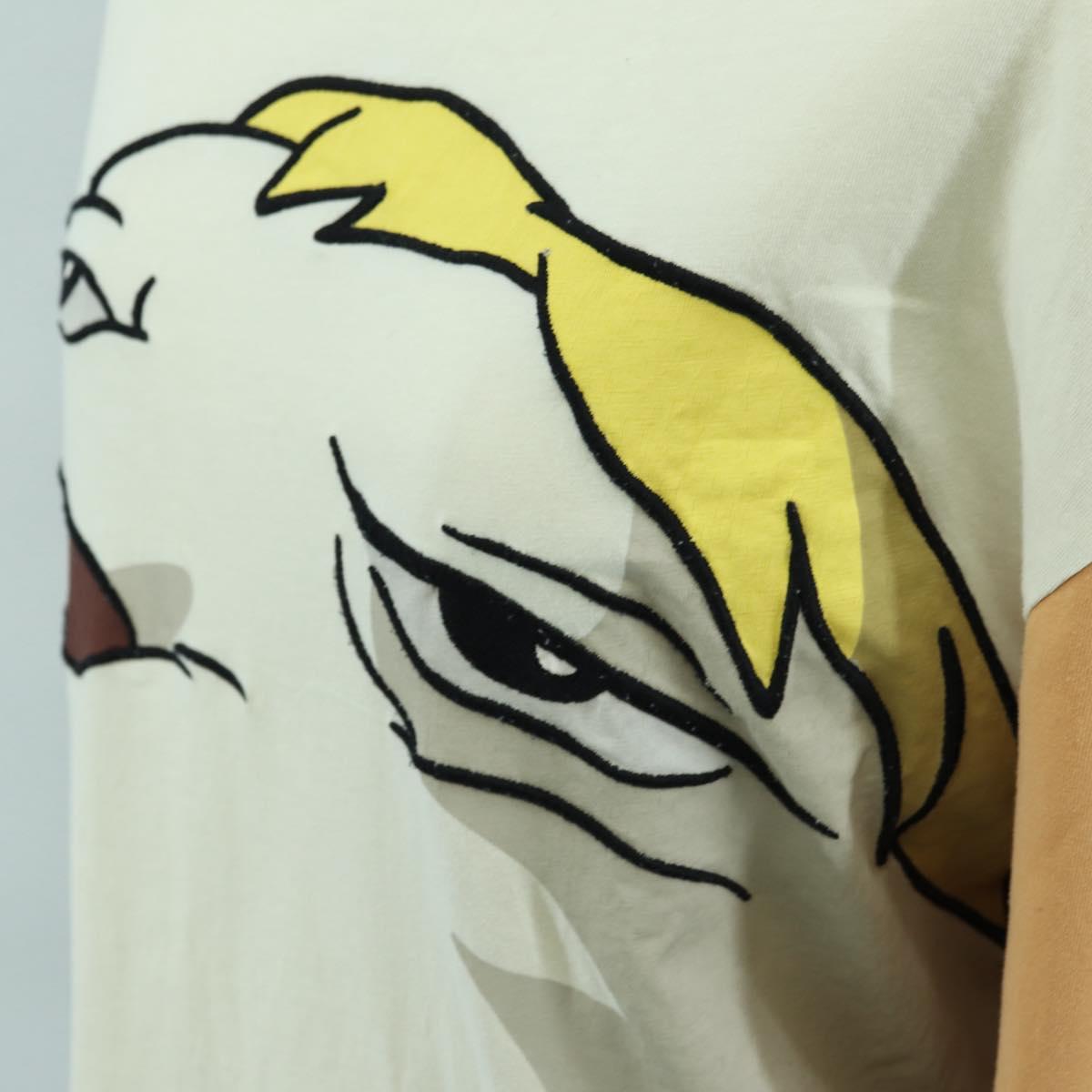 LOEWE LOEWE × Studio Ghibli Hin T Shirt Cotton White Orange Auth ka4076M