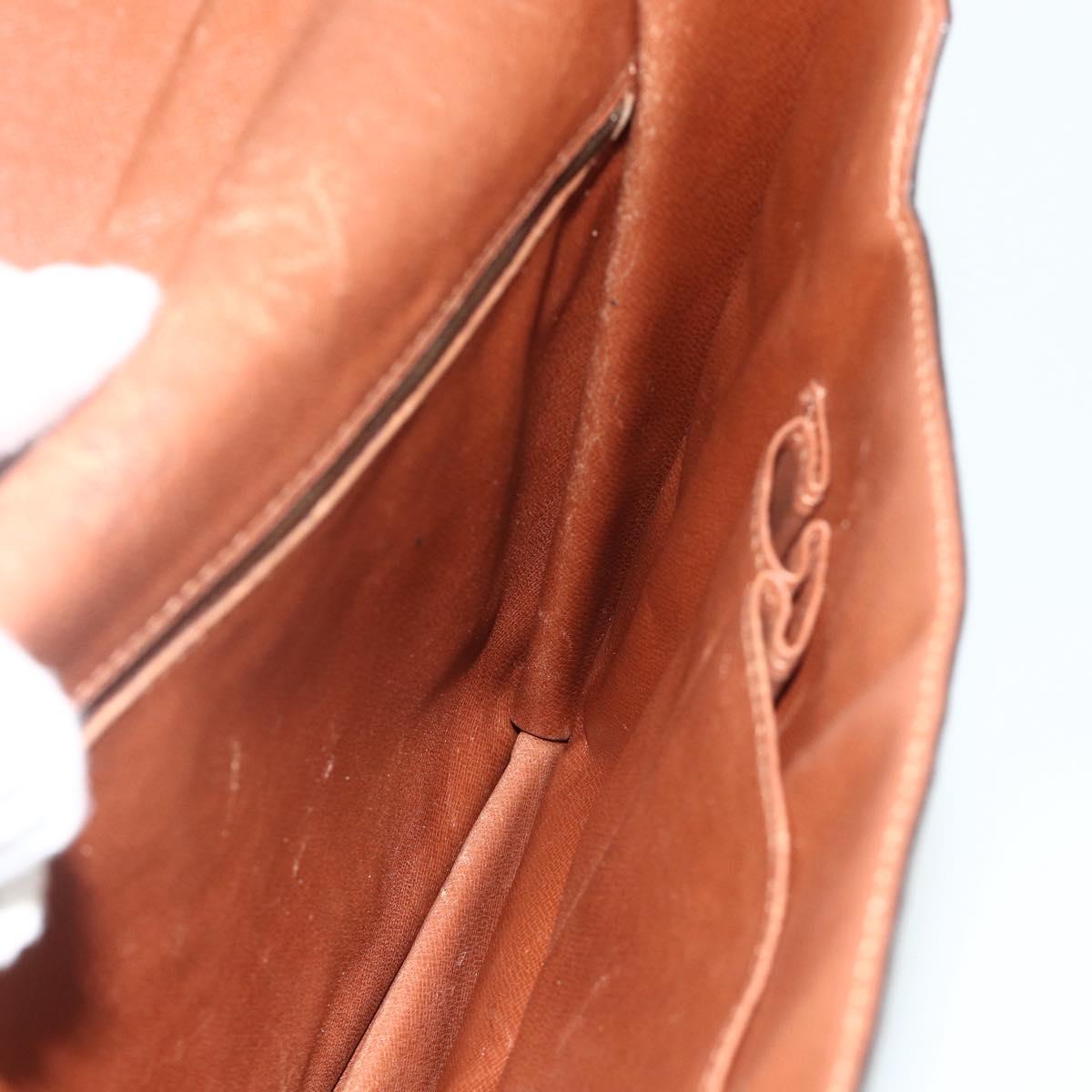 LOUIS VUITTON Monogram Porte Documents Bandouliere Bag M53338 LV Auth ka4083