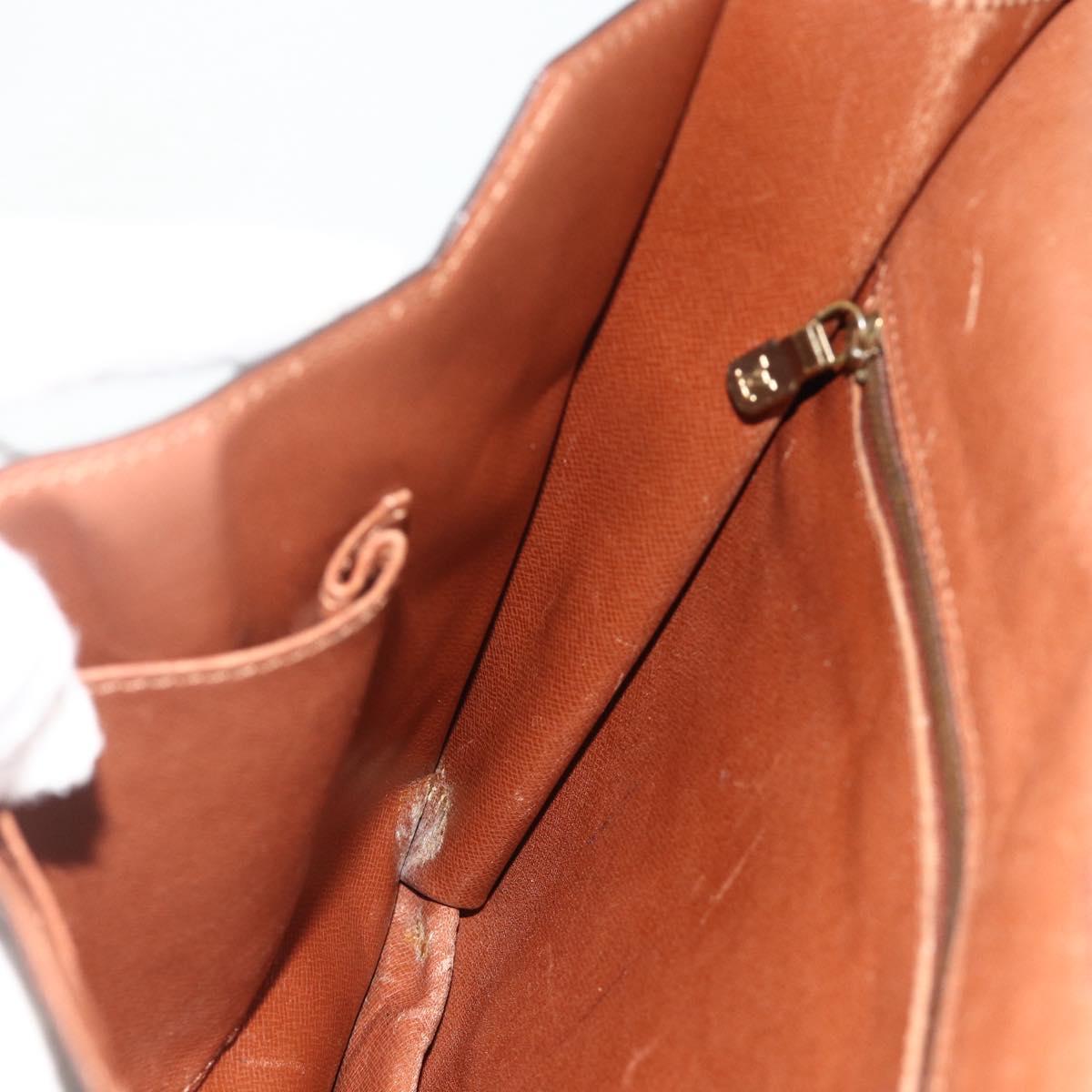 LOUIS VUITTON Monogram Porte Documents Bandouliere Bag M53338 LV Auth ka4083
