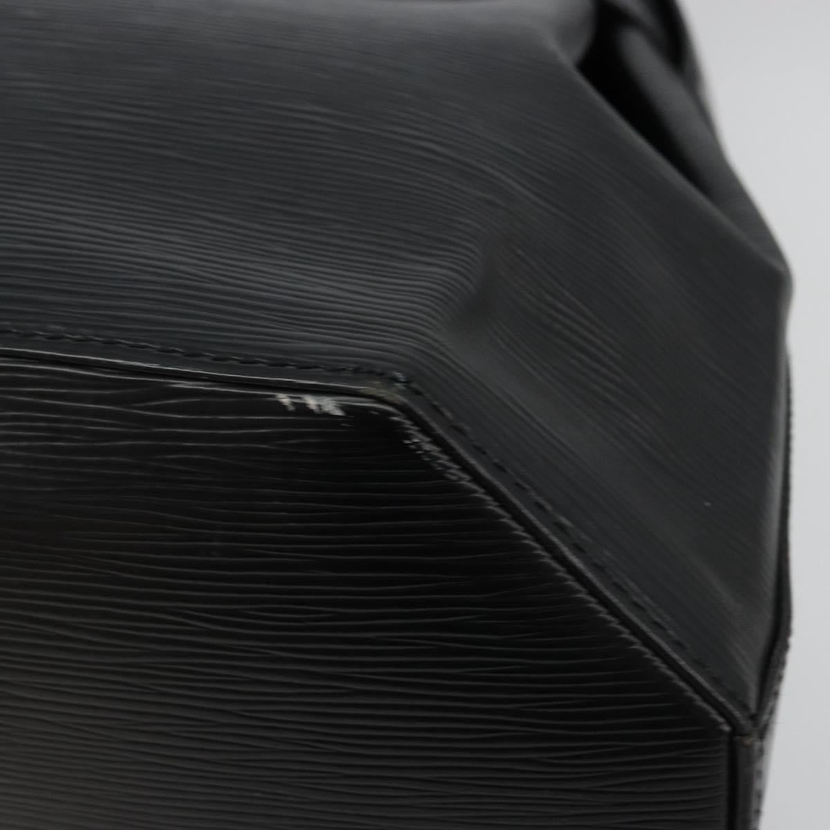 LOUIS VUITTON Epi Sac Depaule GM Shoulder Bag Black M80155 LV Auth ka4089