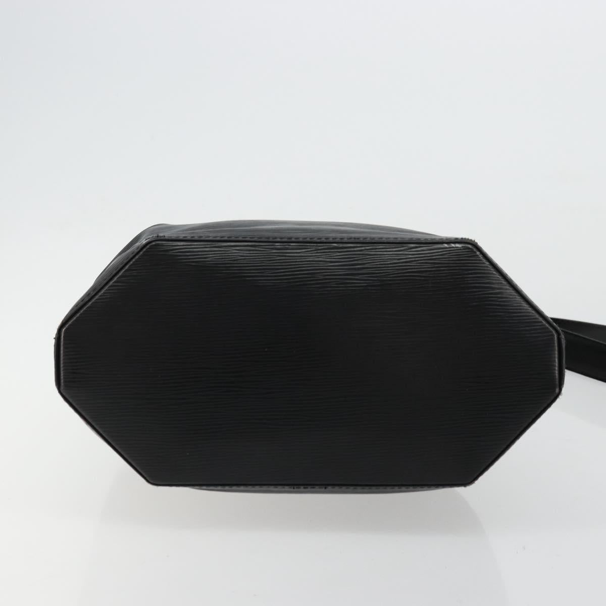LOUIS VUITTON Epi Sac Depaule GM Shoulder Bag Black M80155 LV Auth ka4089
