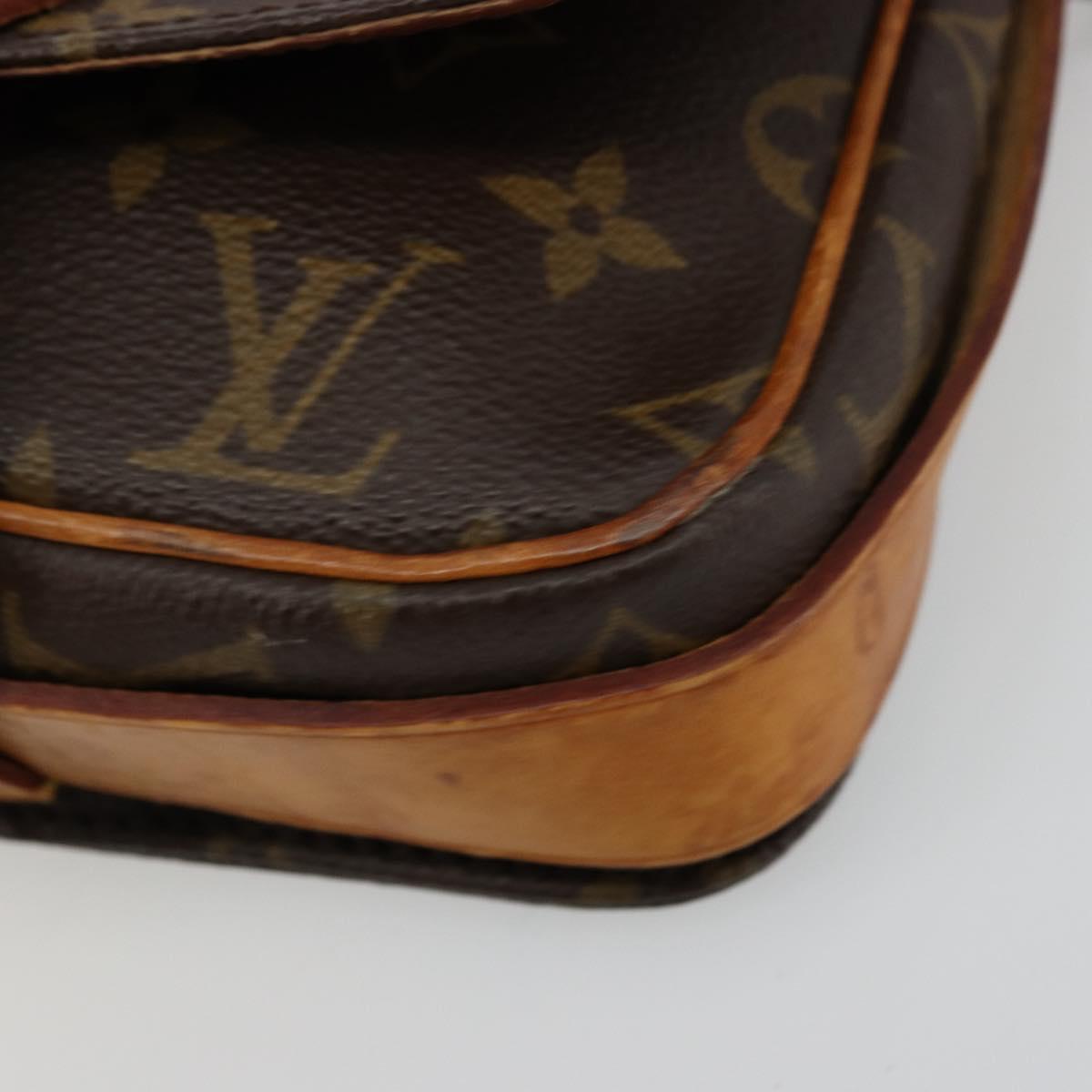 LOUIS VUITTON Monogram Cartouchiere PM Shoulder Bag M51254 LV Auth ka4092