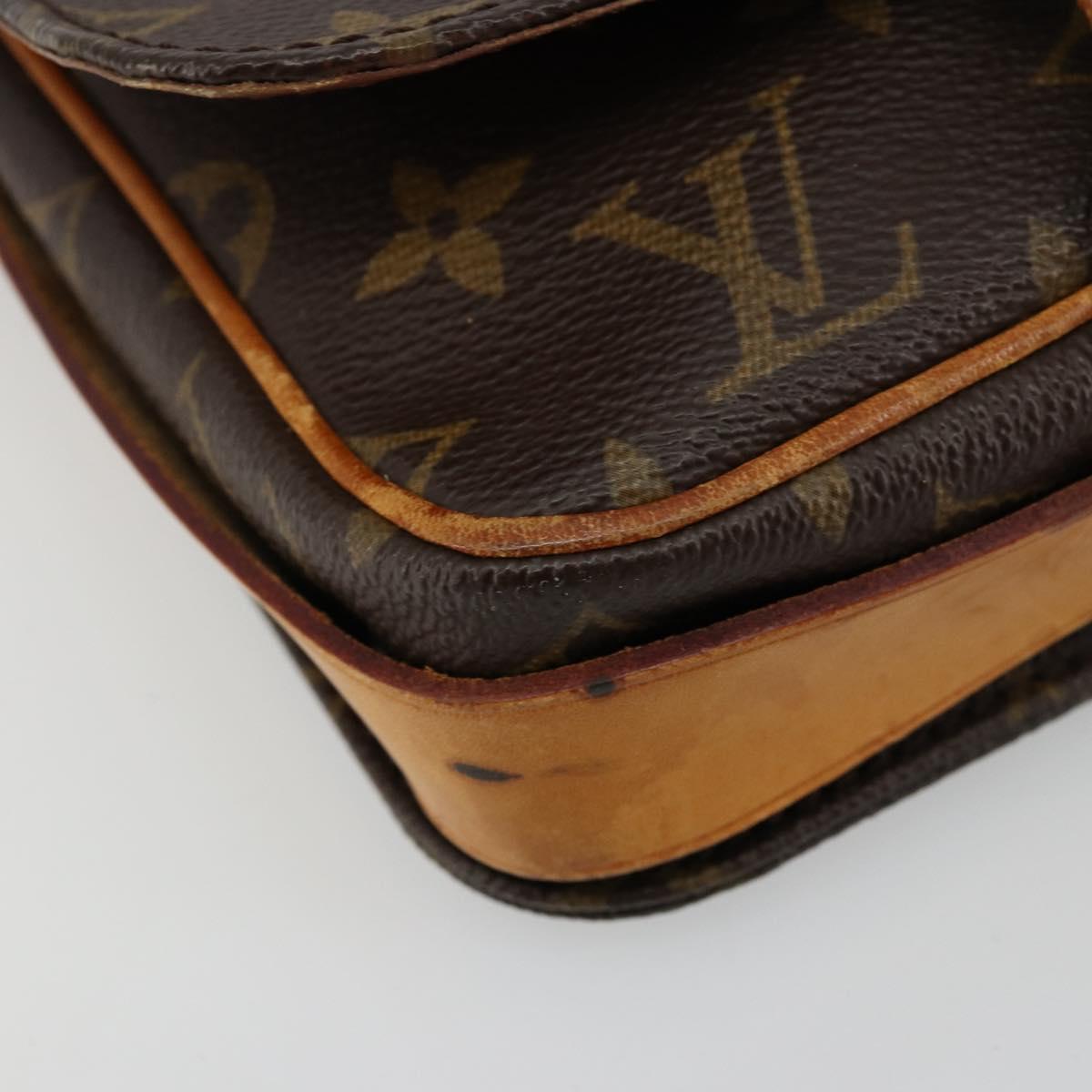 LOUIS VUITTON Monogram Cartouchiere PM Shoulder Bag M51254 LV Auth ka4092