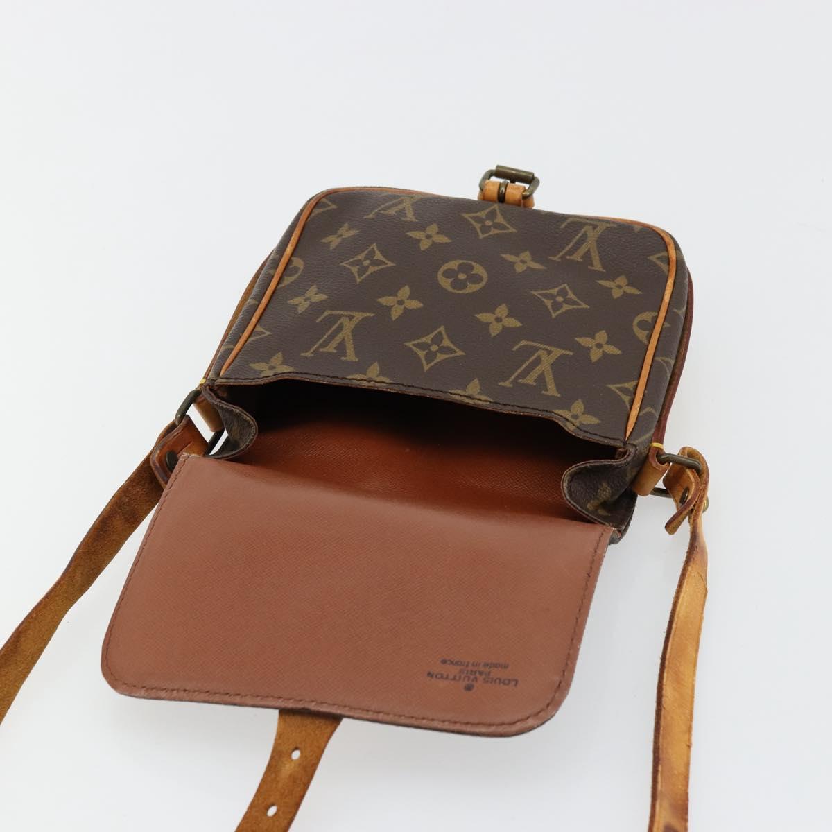 LOUIS VUITTON Monogram Cartouchiere PM Shoulder Bag M51254 LV Auth ka4092
