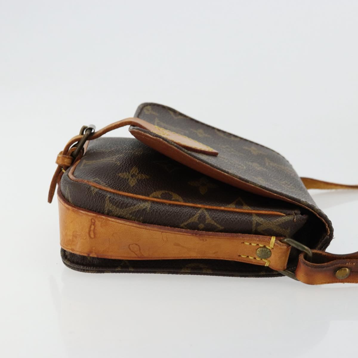 LOUIS VUITTON Monogram Cartouchiere PM Shoulder Bag M51254 LV Auth ka4092