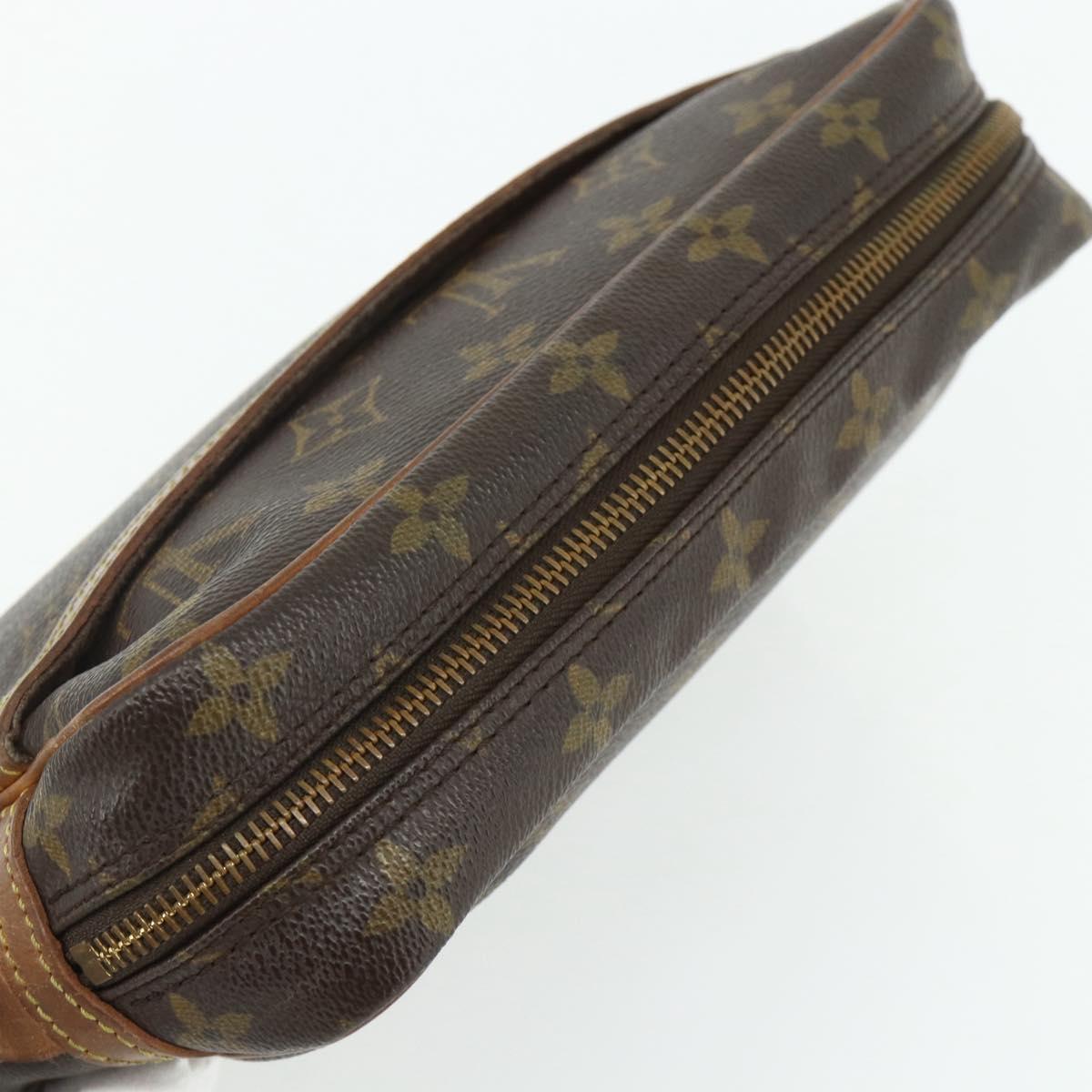 LOUIS VUITTON Monogram Compiegne 23 Clutch Bag M51847 LV Auth ka4101