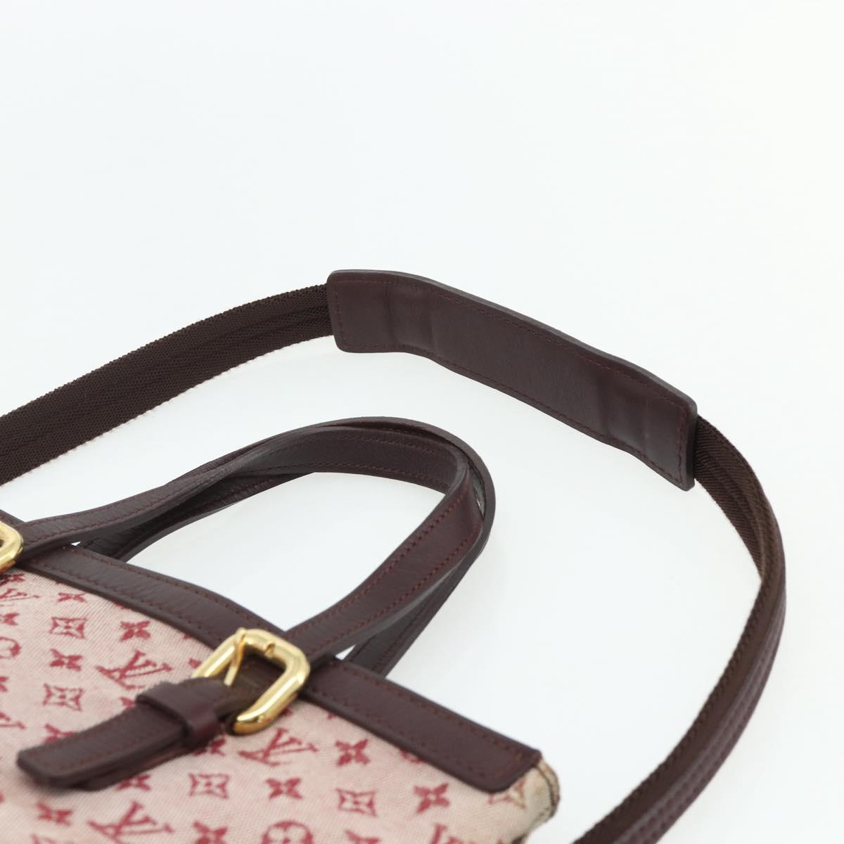 LOUIS VUITTON Monogram Mini Françoise Bag 2way Red Cherry M92210 LV Auth ka4102