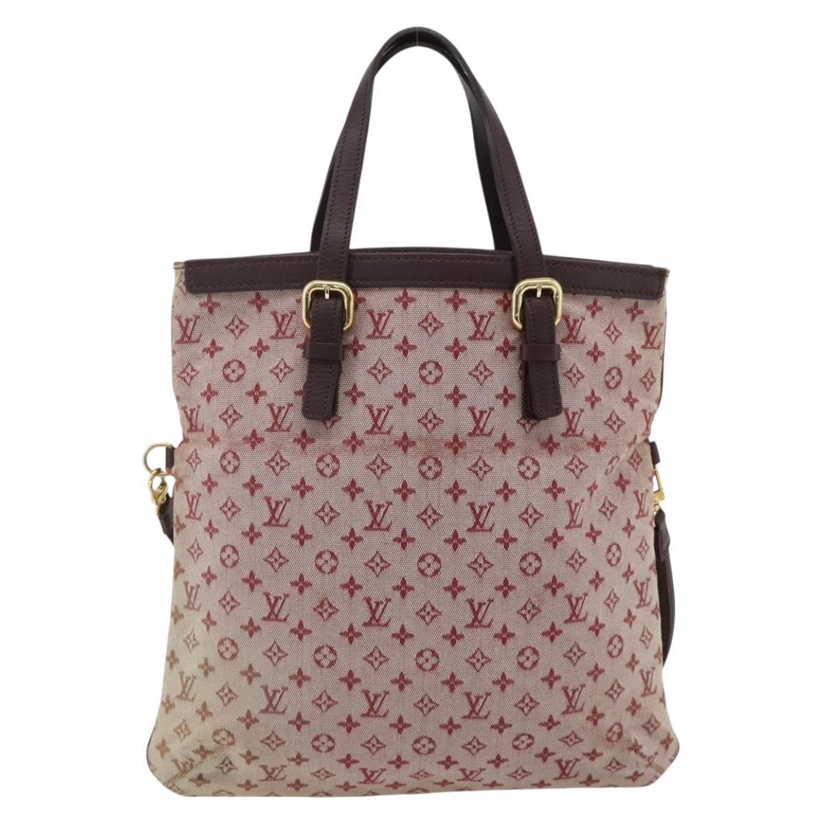LOUIS VUITTON Monogram Mini Françoise Bag 2way Red Cherry M92210 LV Auth ka4102