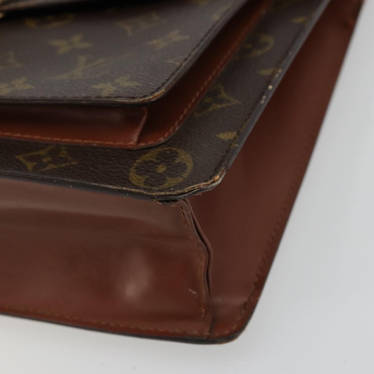 LOUIS VUITTON Monogram Monceau 28 Hand Bag M51185 LV Auth ka4106
