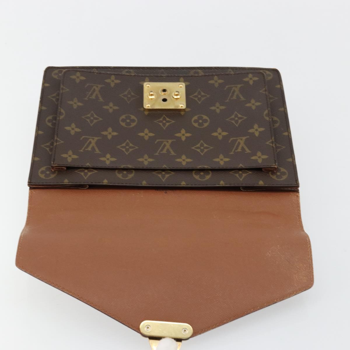 LOUIS VUITTON Monogram Monceau 28 Hand Bag M51185 LV Auth ka4106