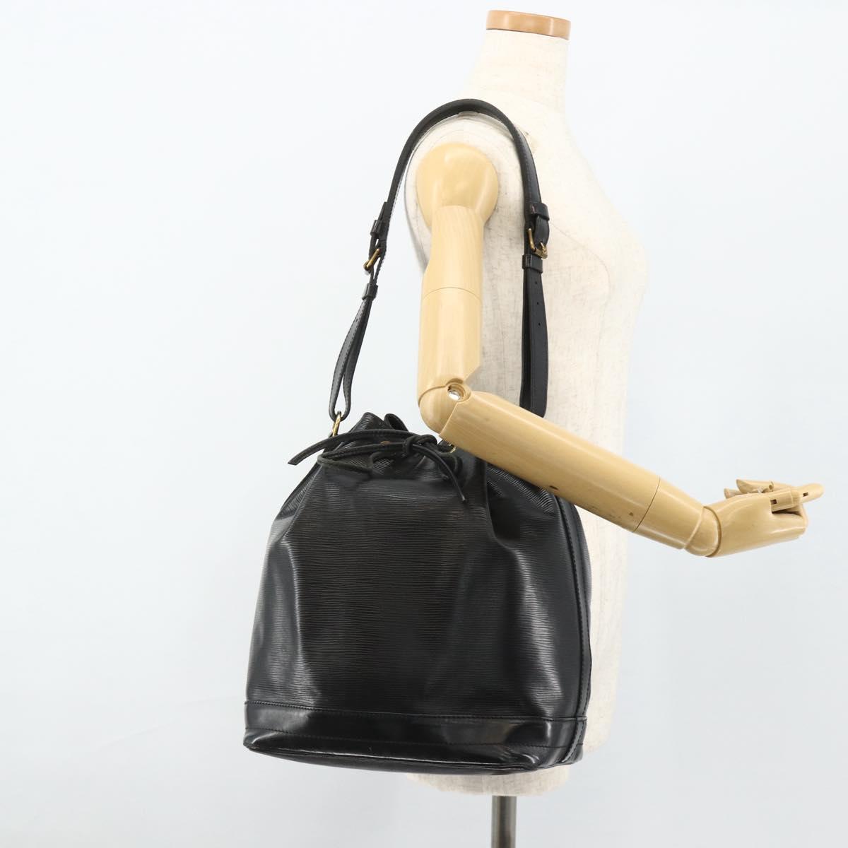LOUIS VUITTON Epi Noe Shoulder Bag Black M44002 LV Auth ka4110