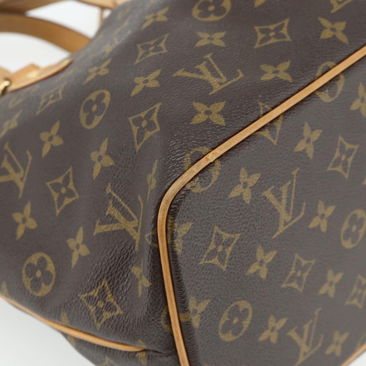 LOUIS VUITTON Monogram Palermo PM Tote Bag M40145 LV Auth ka4111A