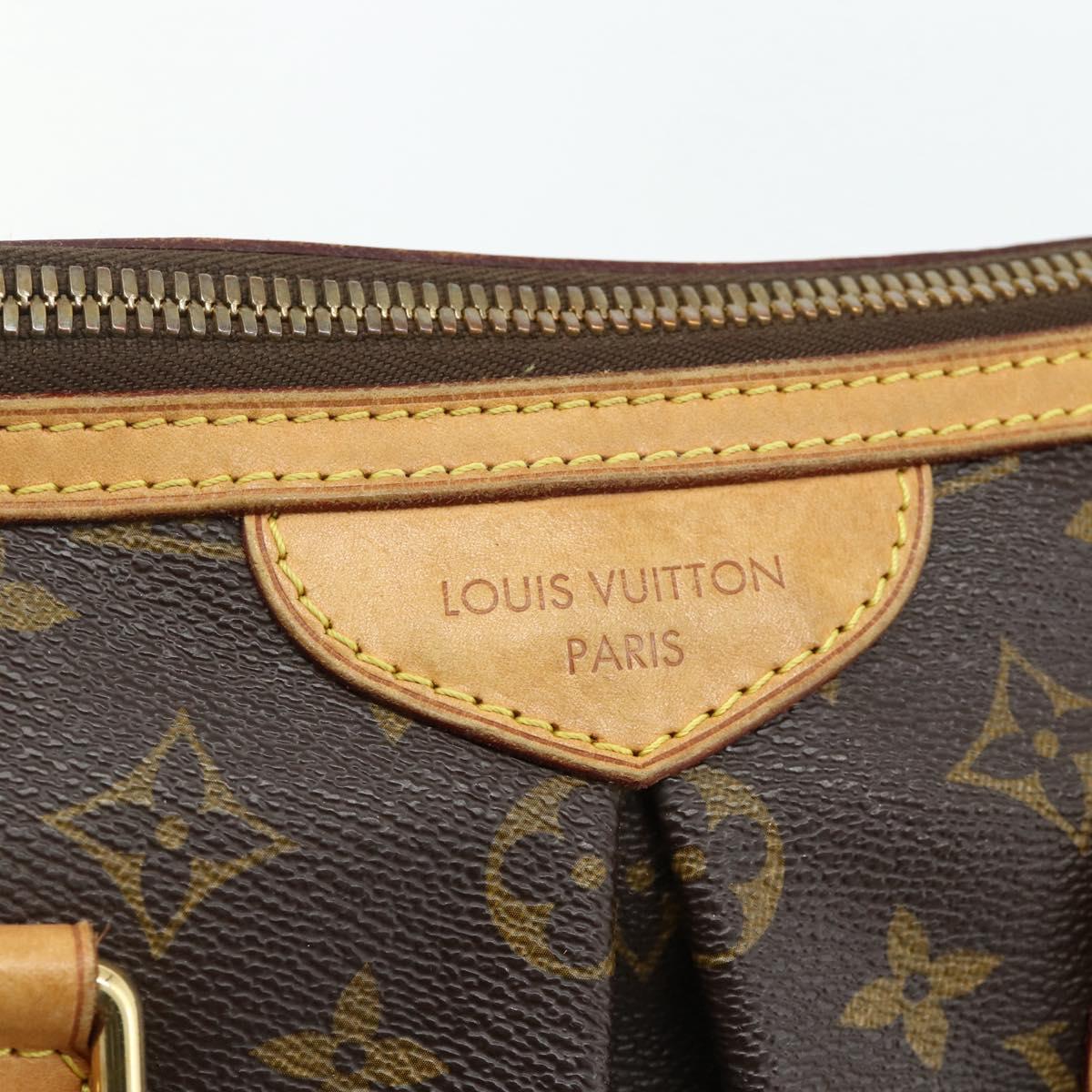 LOUIS VUITTON Monogram Palermo PM Tote Bag M40145 LV Auth ka4111A