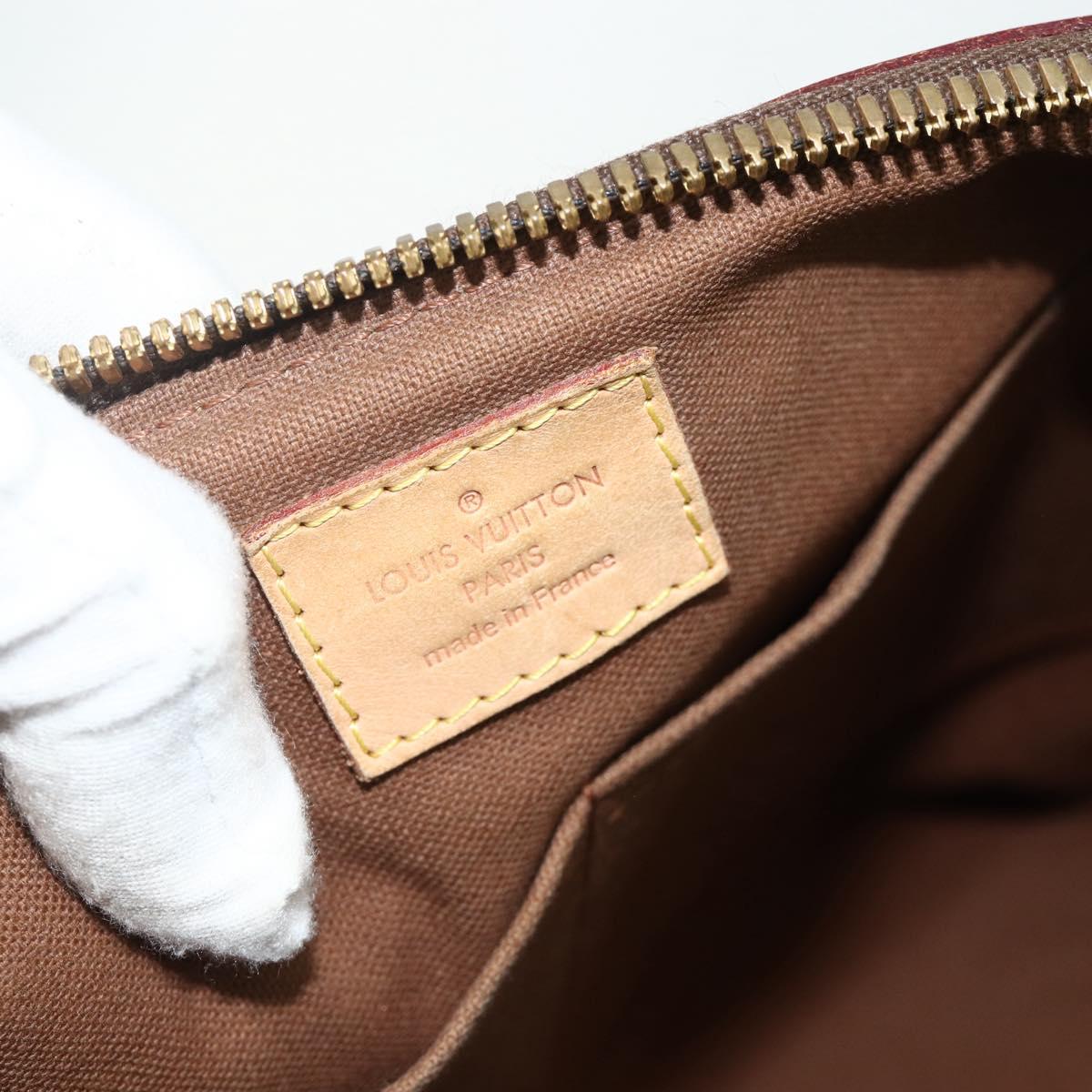 LOUIS VUITTON Monogram Palermo PM Tote Bag M40145 LV Auth ka4111A