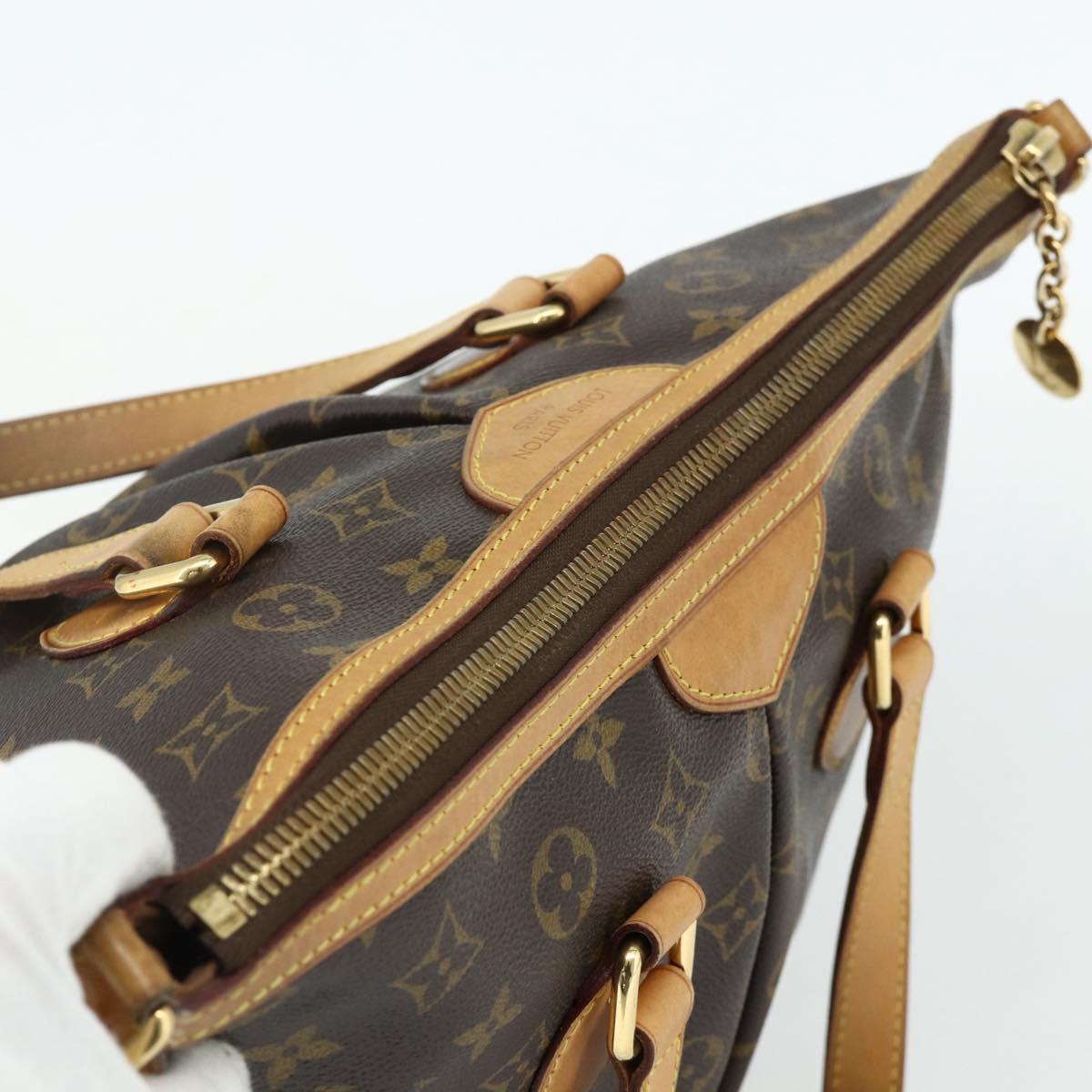 LOUIS VUITTON Monogram Palermo PM Tote Bag M40145 LV Auth ka4111A