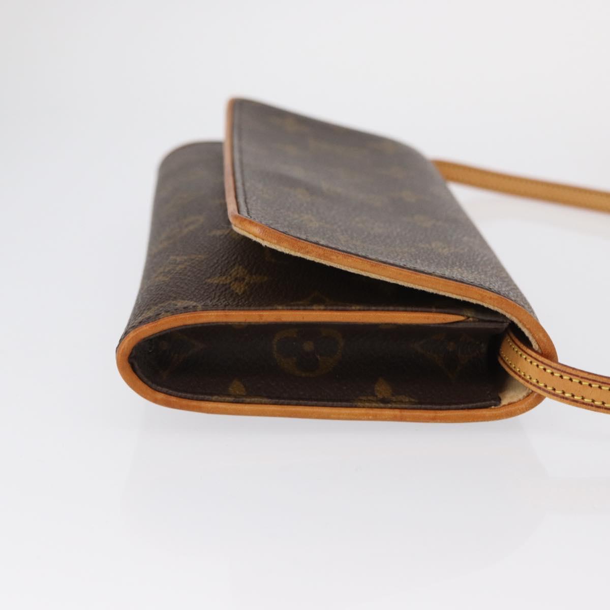 LOUIS VUITTON Monogram Pochette Twin GM Shoulder Bag M51852 LV Auth ka412