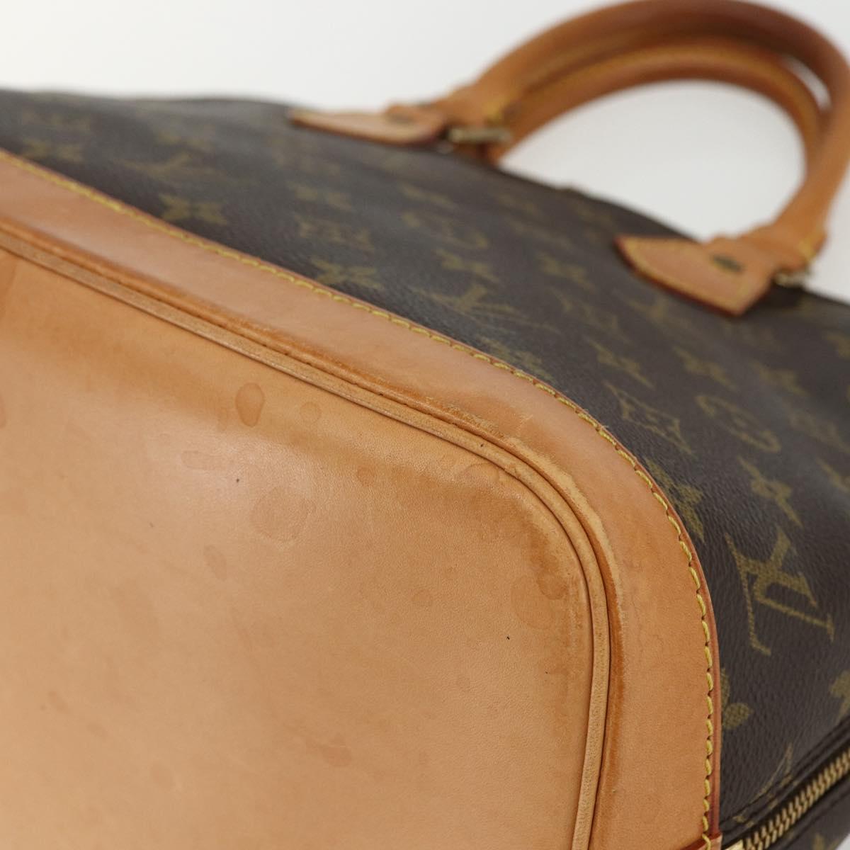 LOUIS VUITTON Monogram Alma Hand Bag M51130 LV Auth ka413