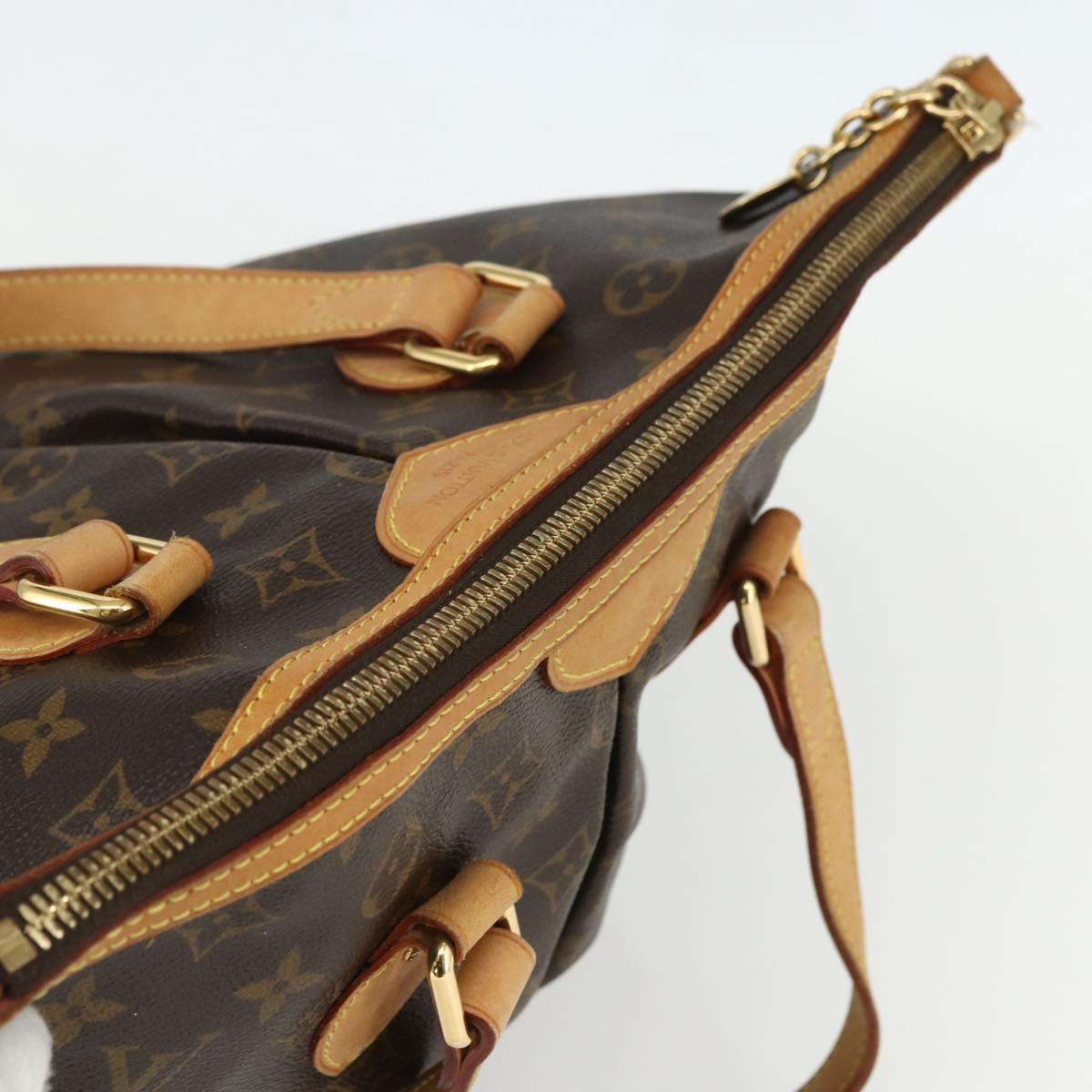 LOUIS VUITTON Monogram Palermo PM Tote Bag M40145 LV Auth ka414