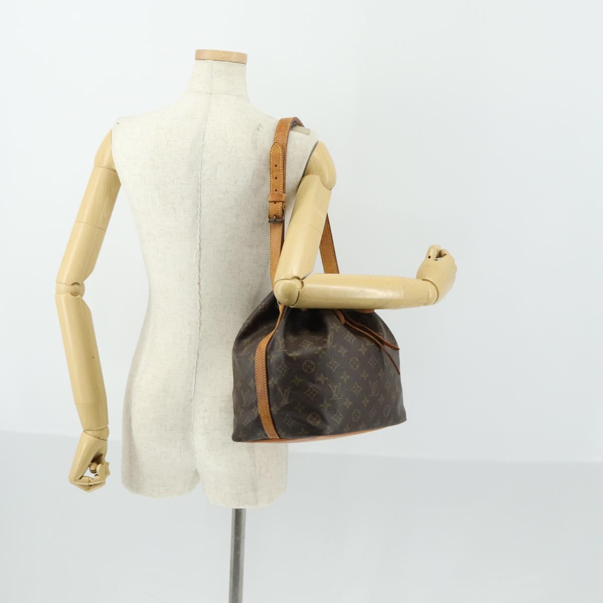 LOUIS VUITTON Monogram Petit Noe Shoulder Bag M42226 LV Auth ka415