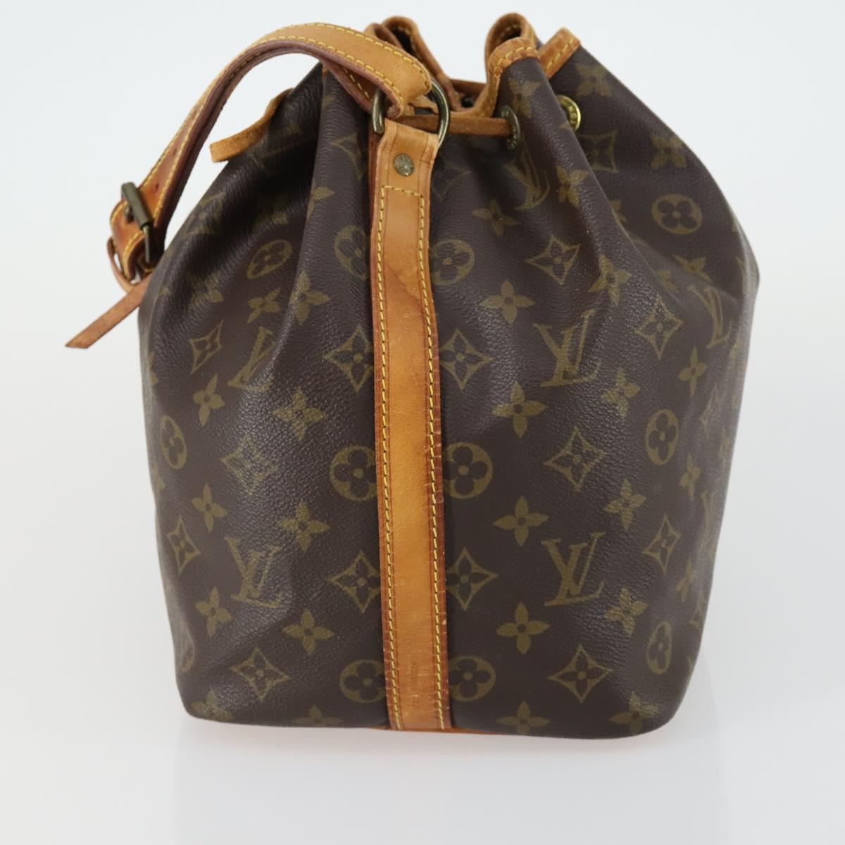 LOUIS VUITTON Monogram Petit Noe Shoulder Bag M42226 LV Auth ka415